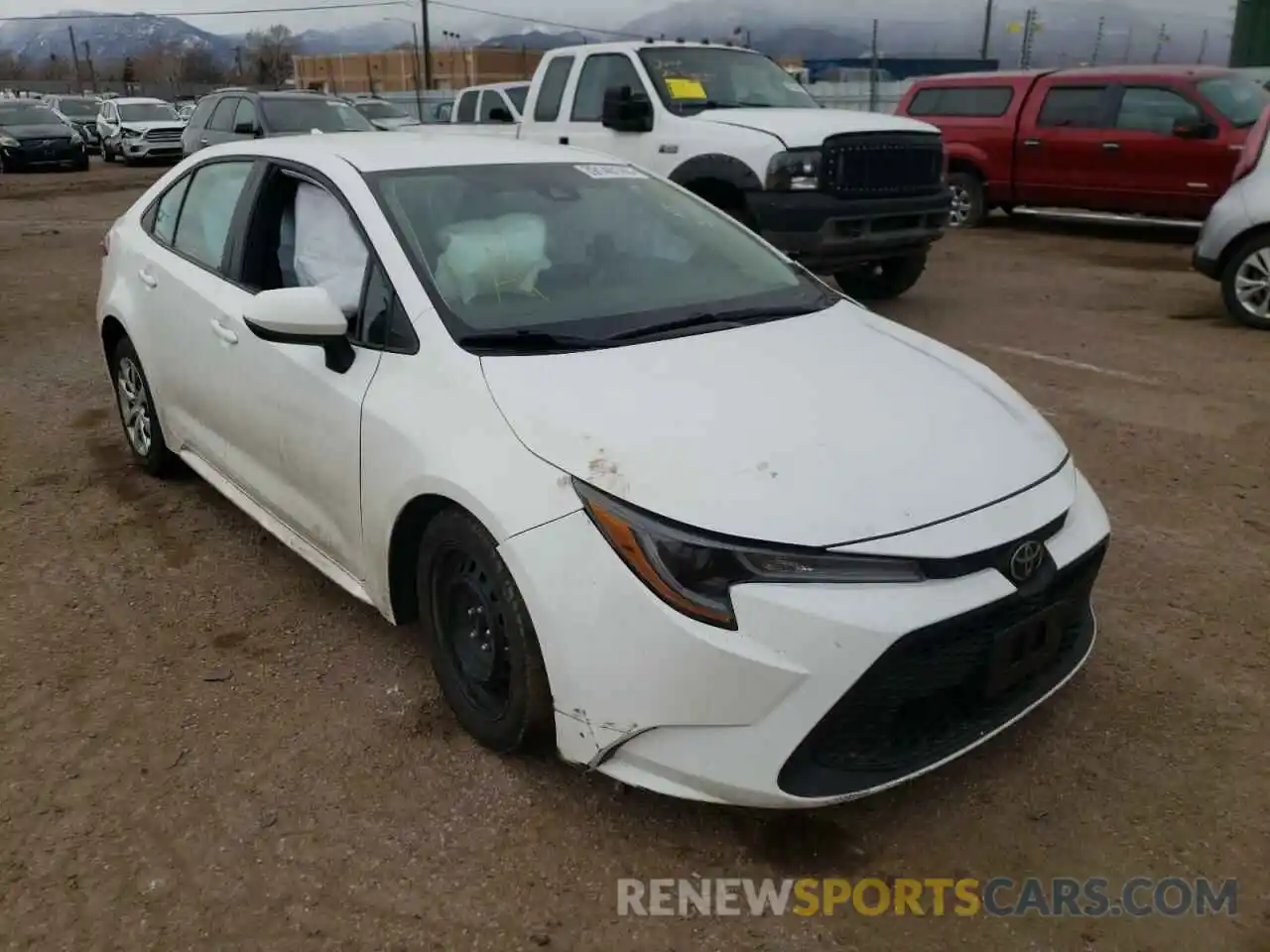 1 Photograph of a damaged car 5YFEPRAE7LP120713 TOYOTA COROLLA 2020