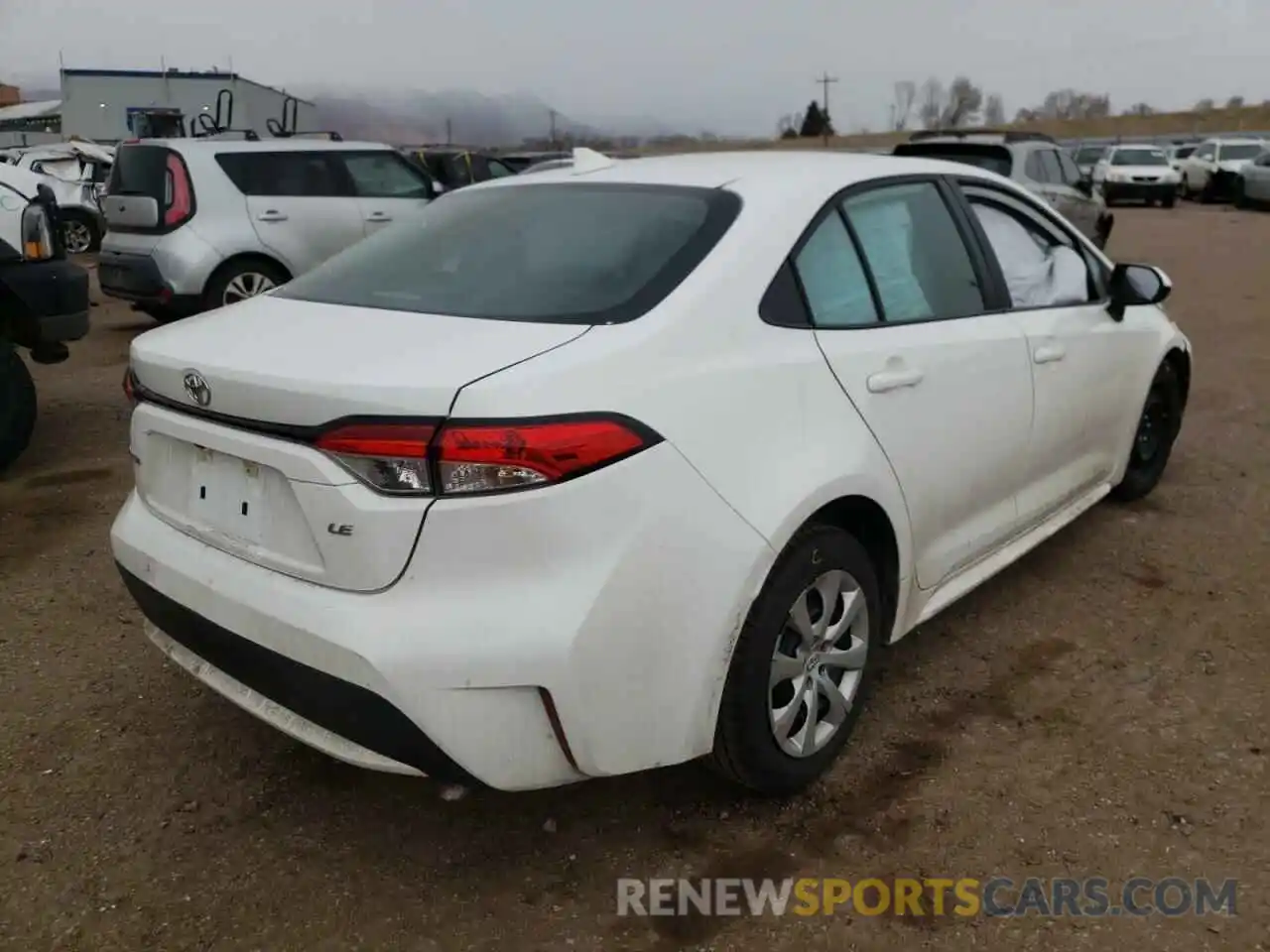 4 Photograph of a damaged car 5YFEPRAE7LP120713 TOYOTA COROLLA 2020