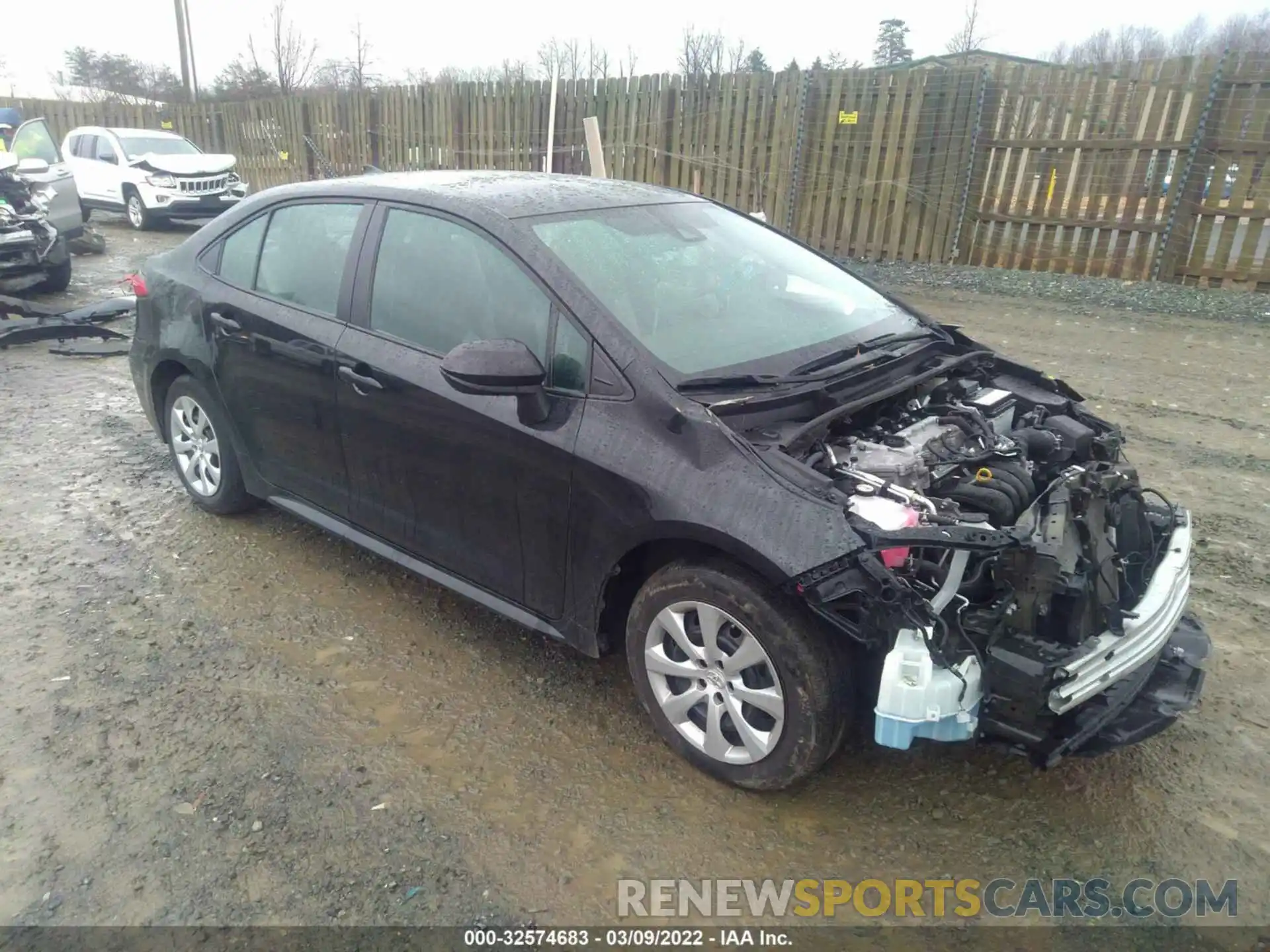 1 Photograph of a damaged car 5YFEPRAE7LP122008 TOYOTA COROLLA 2020