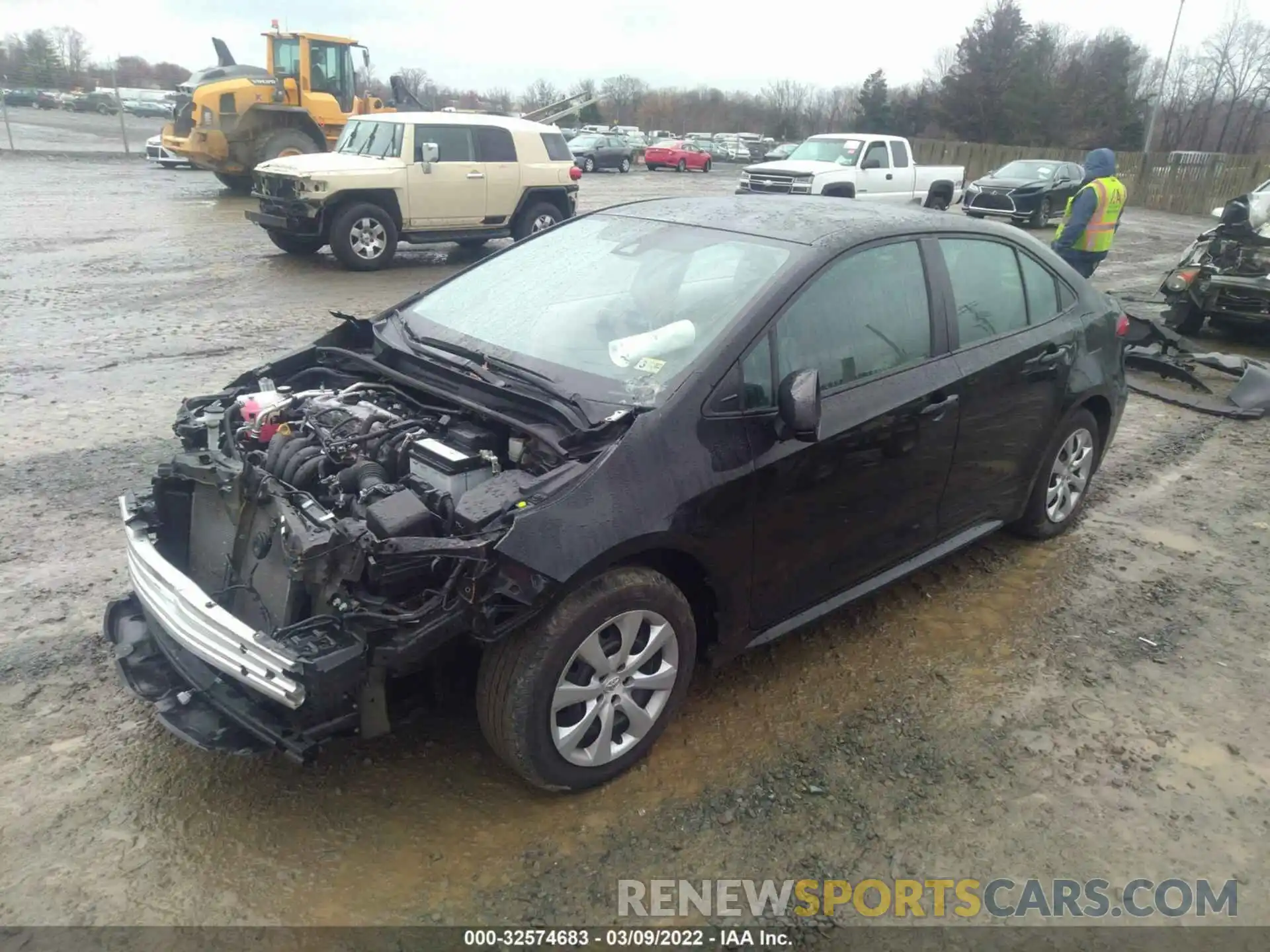 2 Photograph of a damaged car 5YFEPRAE7LP122008 TOYOTA COROLLA 2020