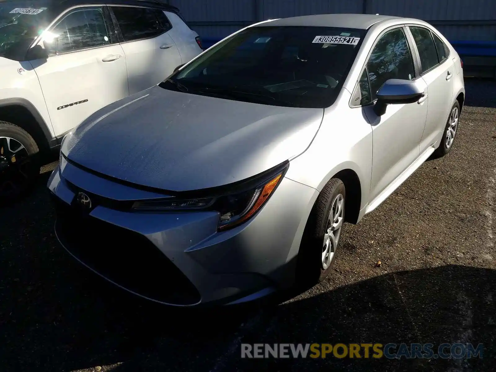 2 Photograph of a damaged car 5YFEPRAE7LP122185 TOYOTA COROLLA 2020