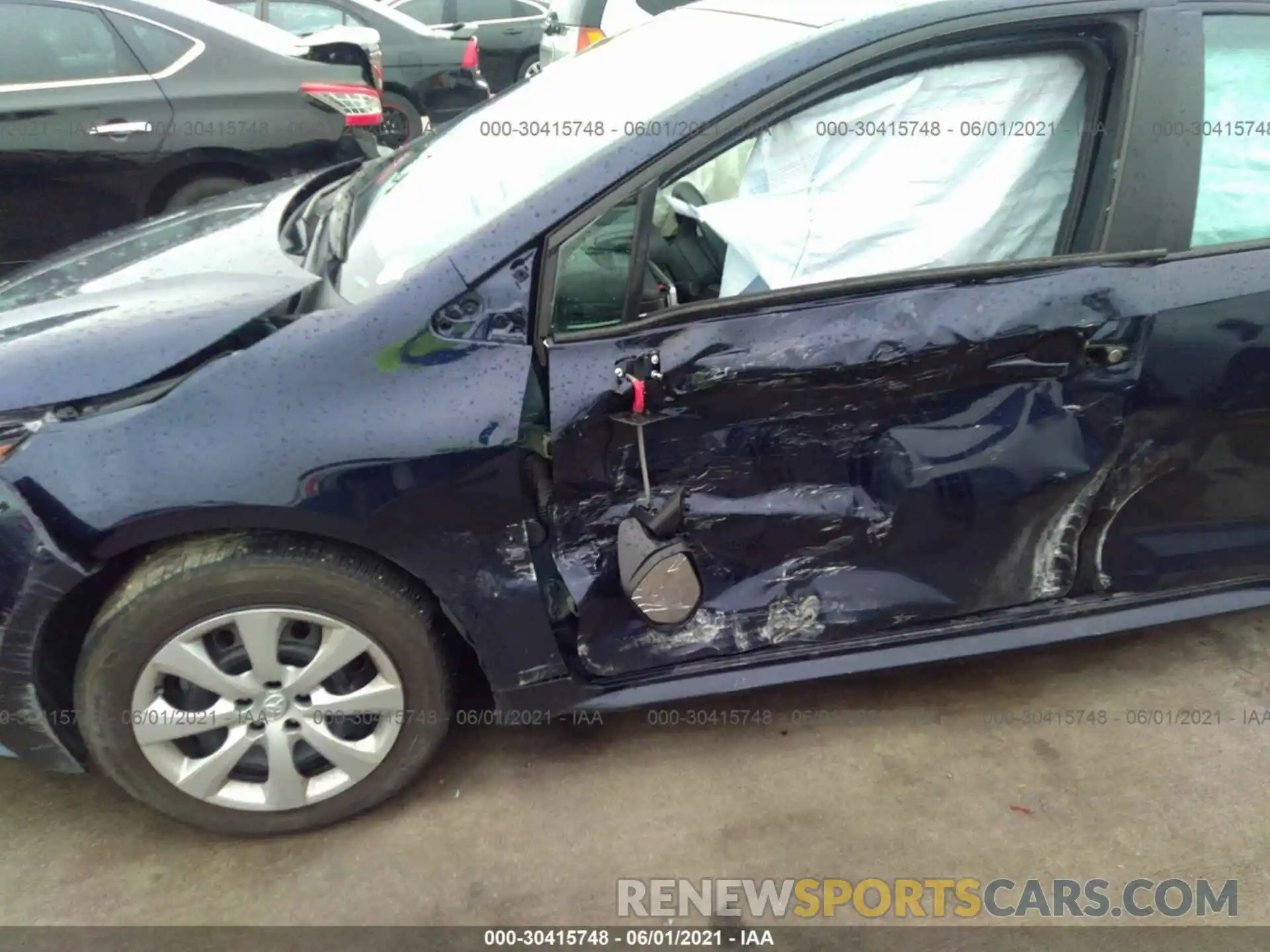 6 Photograph of a damaged car 5YFEPRAE7LP122445 TOYOTA COROLLA 2020