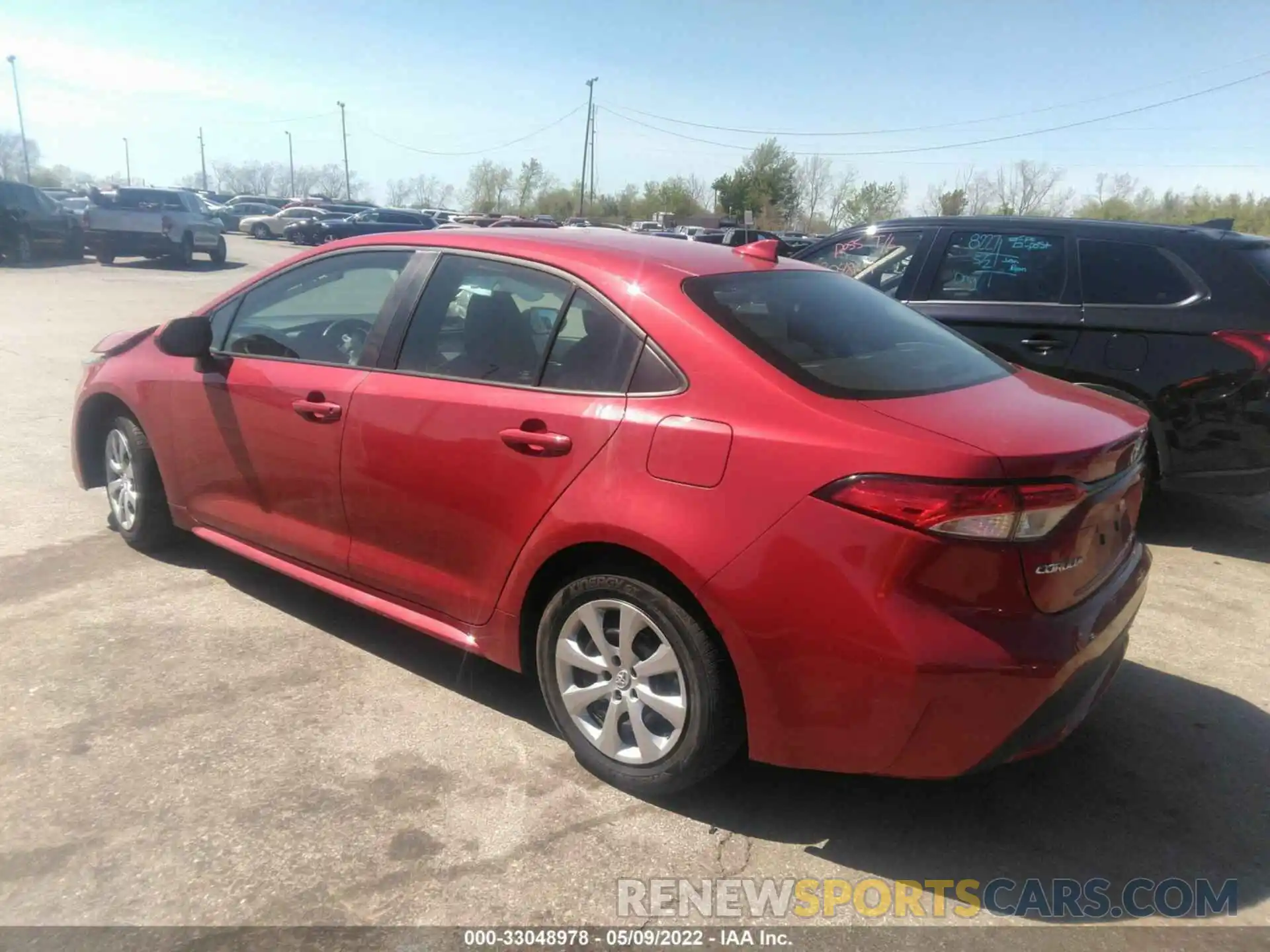 3 Photograph of a damaged car 5YFEPRAE7LP123126 TOYOTA COROLLA 2020