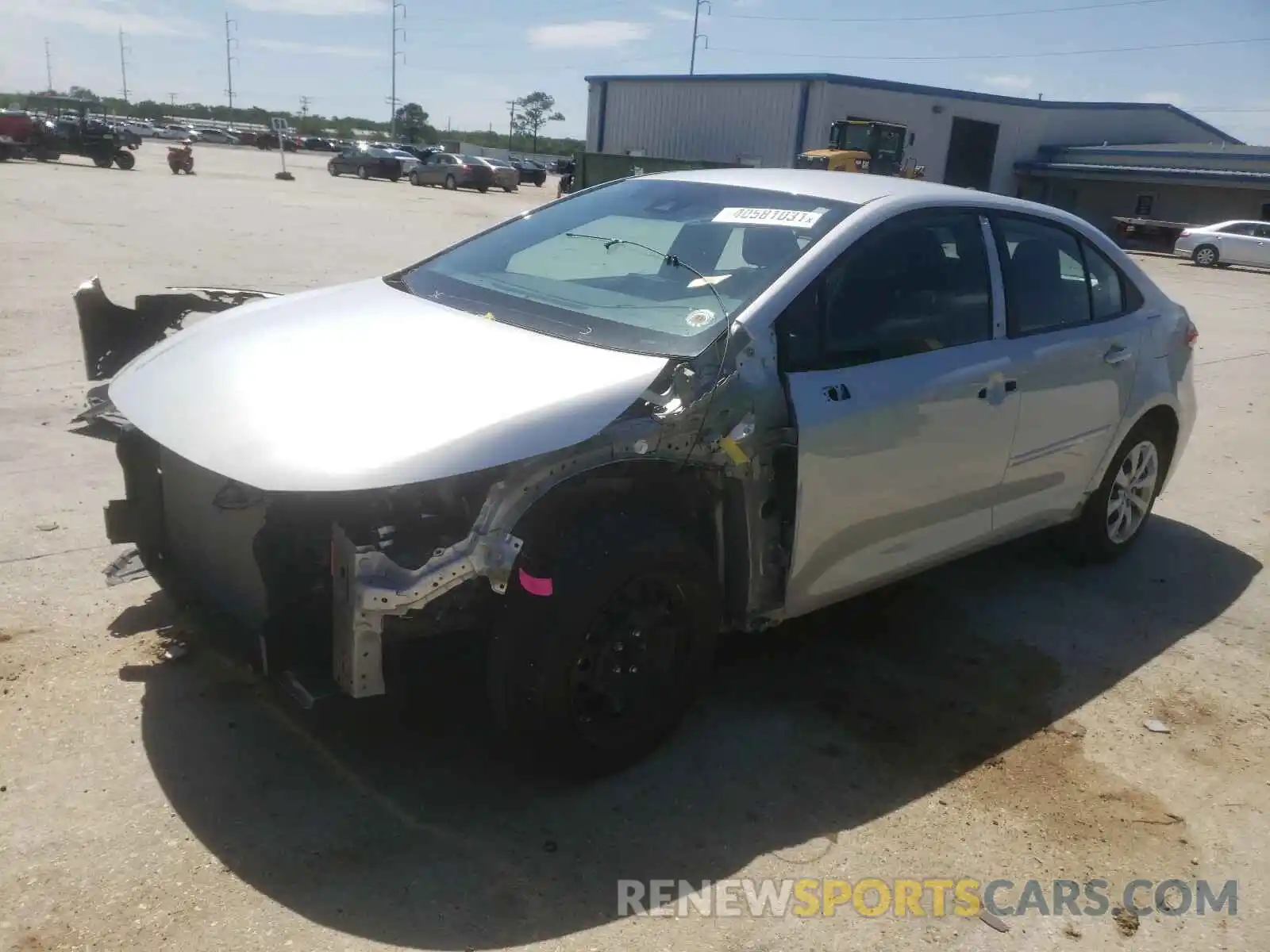 2 Photograph of a damaged car 5YFEPRAE7LP124017 TOYOTA COROLLA 2020