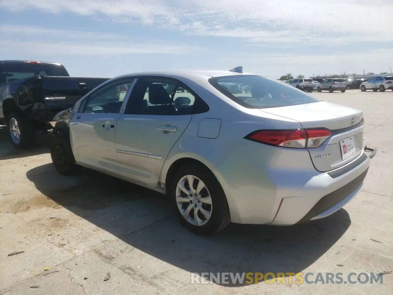 3 Photograph of a damaged car 5YFEPRAE7LP124017 TOYOTA COROLLA 2020