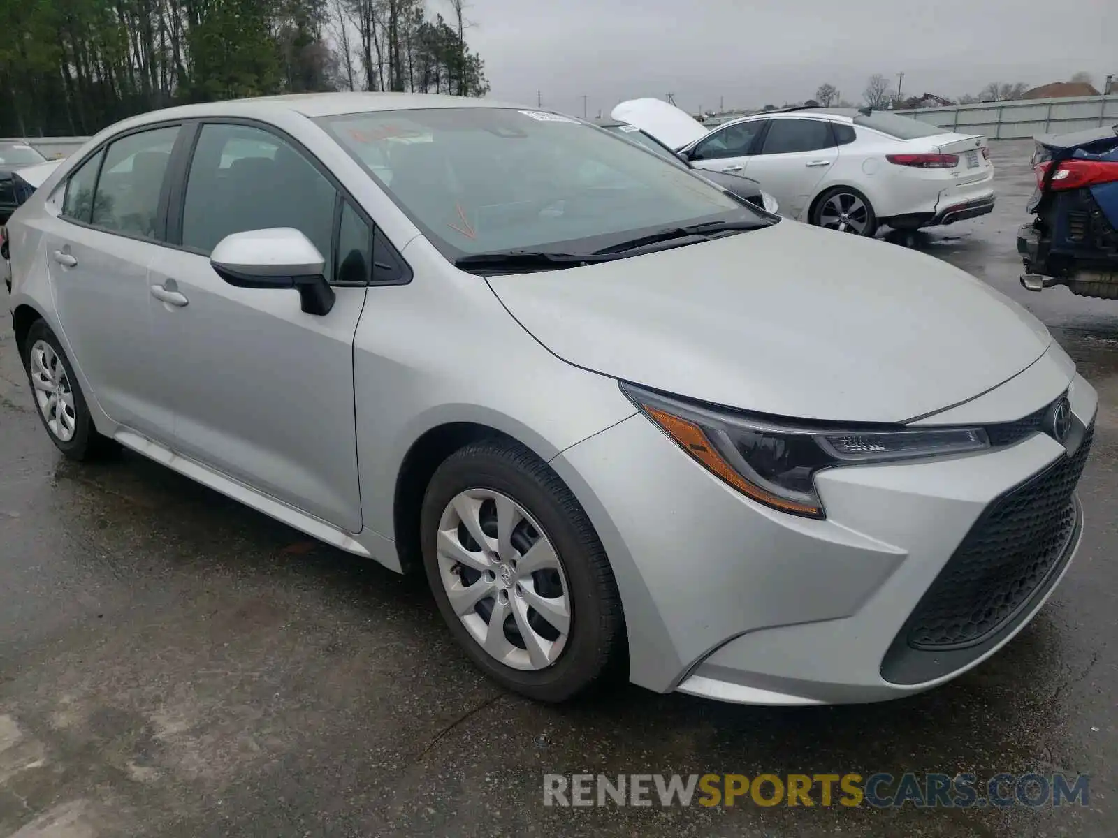 1 Photograph of a damaged car 5YFEPRAE7LP124163 TOYOTA COROLLA 2020