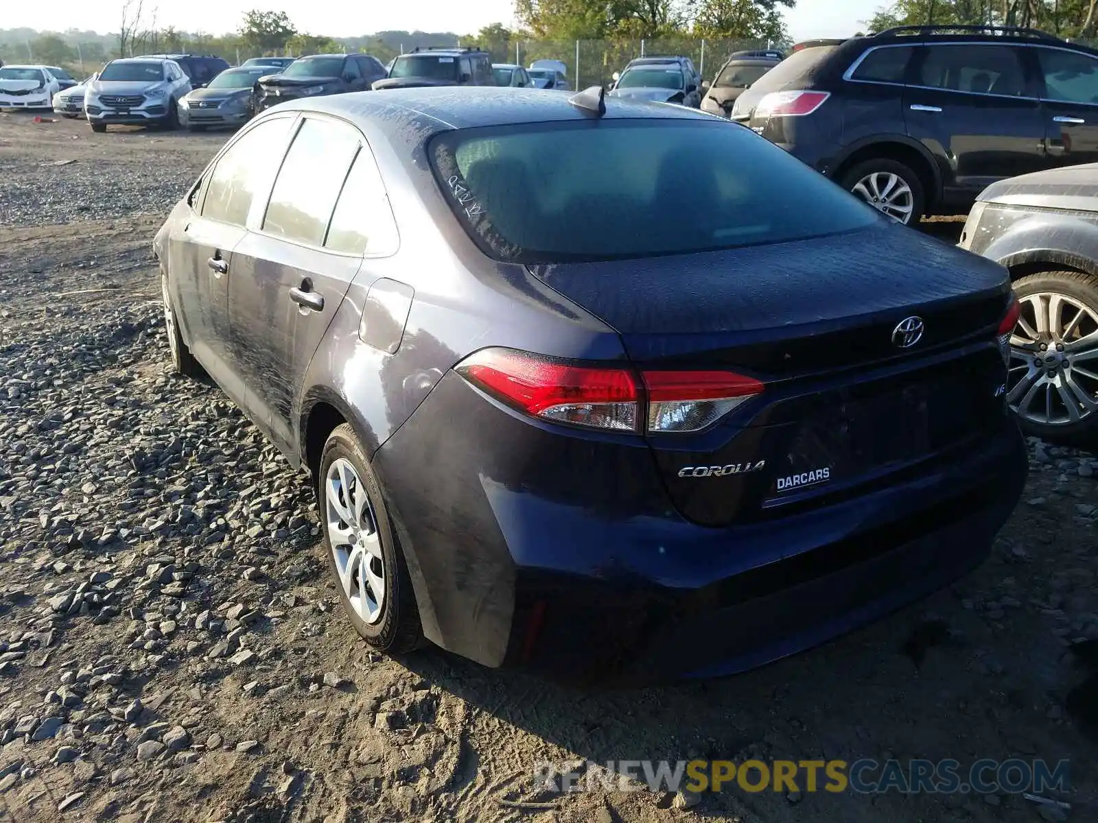 3 Photograph of a damaged car 5YFEPRAE7LP124602 TOYOTA COROLLA 2020