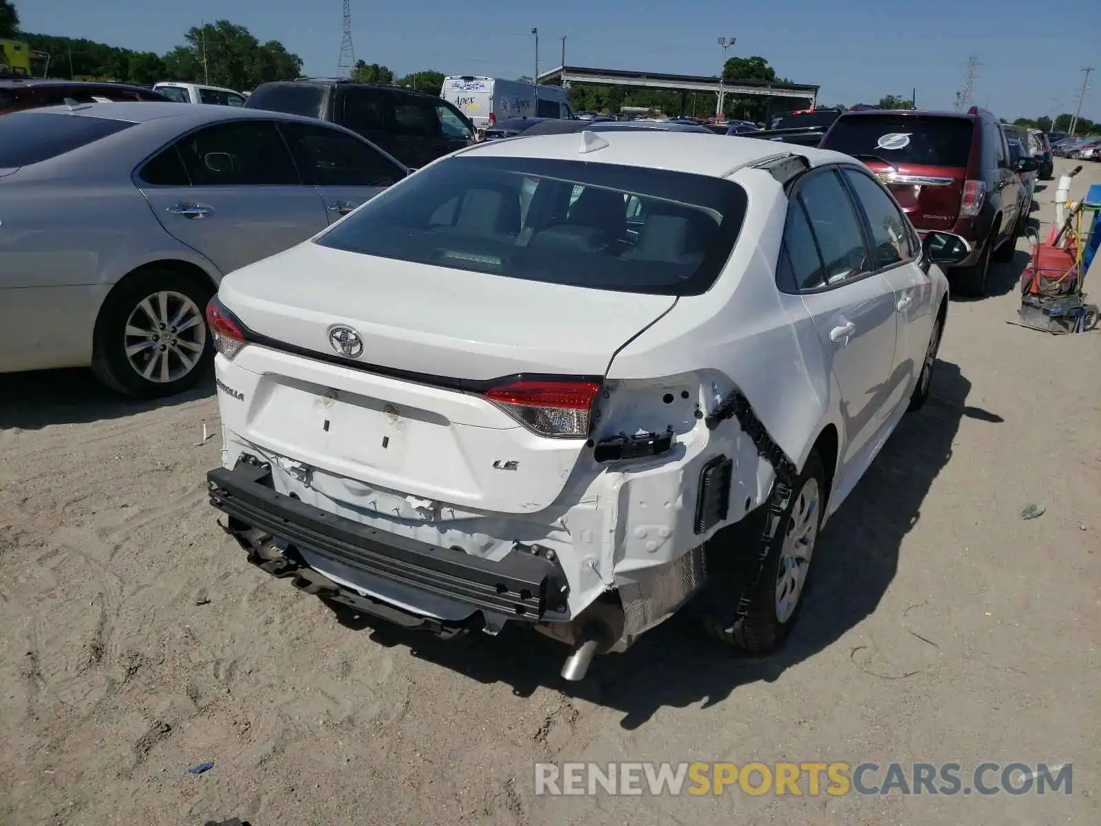 9 Photograph of a damaged car 5YFEPRAE7LP124874 TOYOTA COROLLA 2020