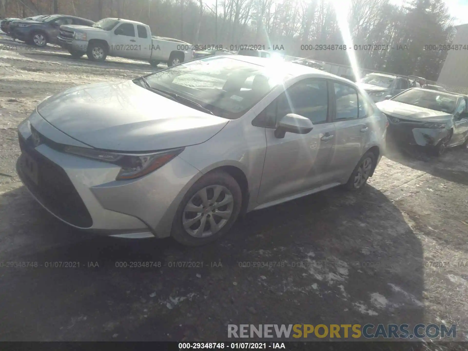 2 Photograph of a damaged car 5YFEPRAE7LP125121 TOYOTA COROLLA 2020