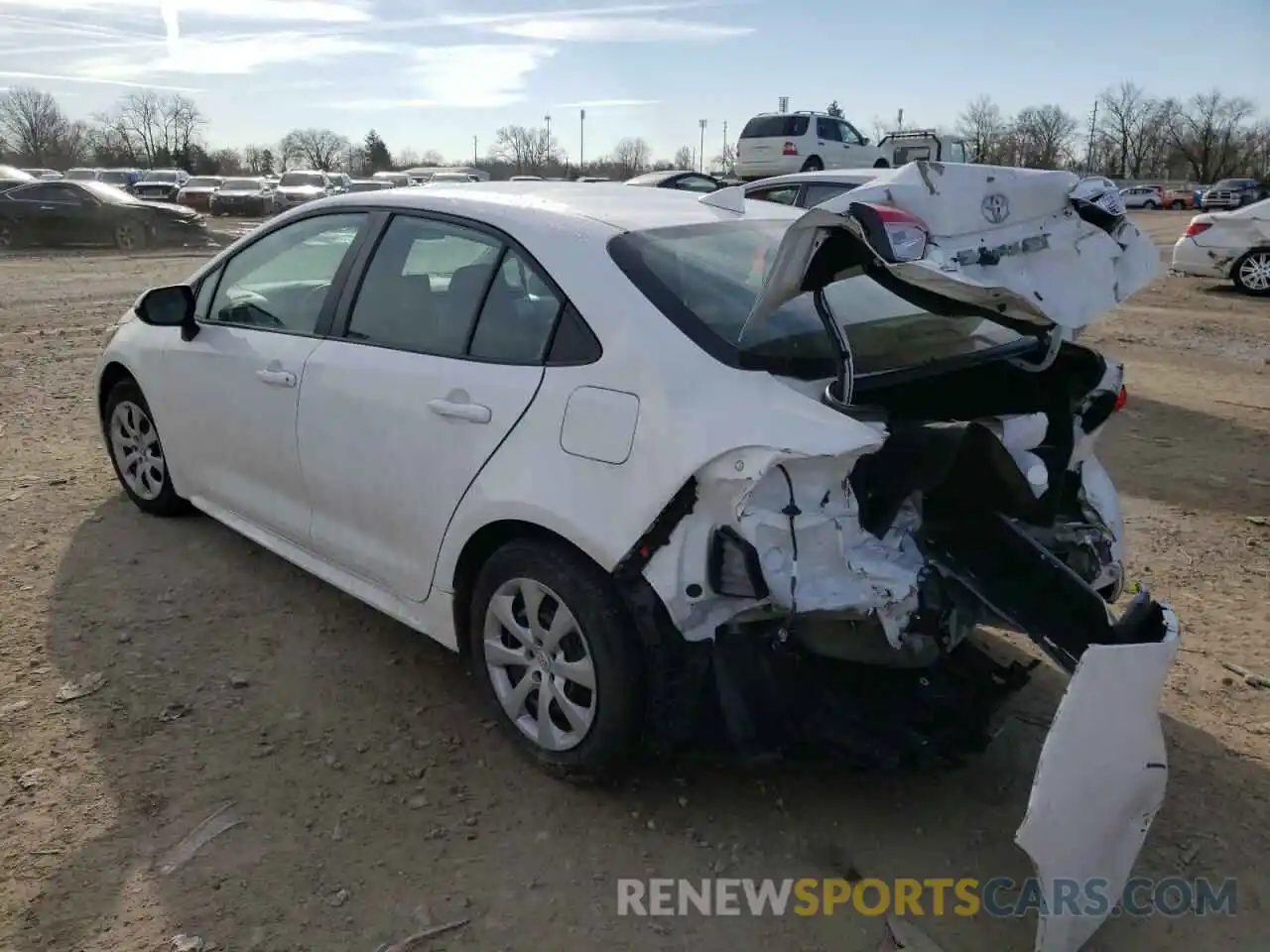 3 Photograph of a damaged car 5YFEPRAE7LP125412 TOYOTA COROLLA 2020