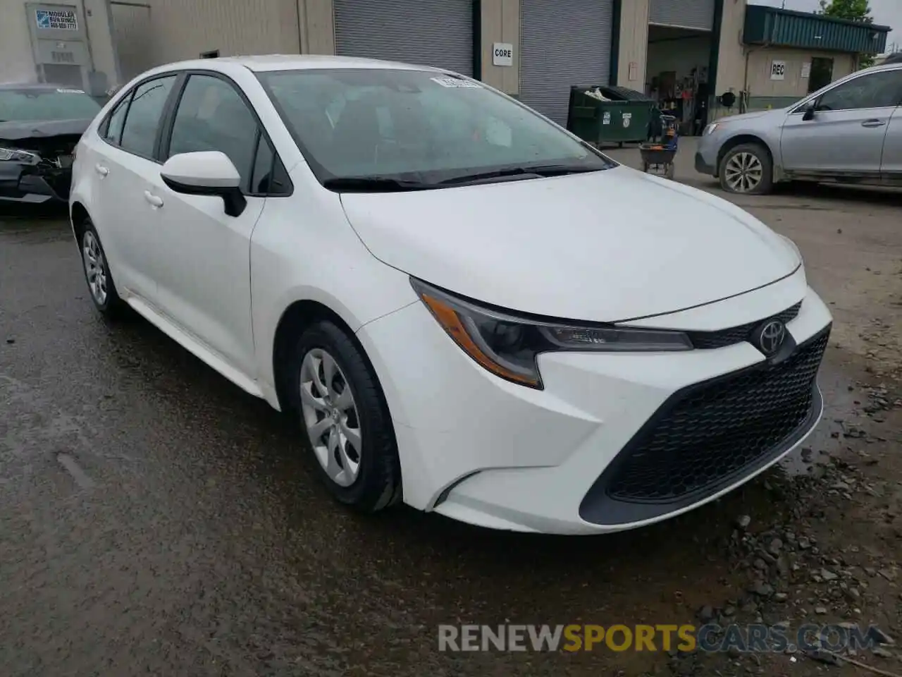 1 Photograph of a damaged car 5YFEPRAE7LP127340 TOYOTA COROLLA 2020