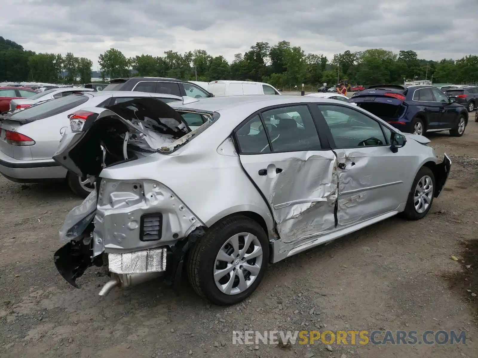 4 Фотография поврежденного автомобиля 5YFEPRAE7LP127712 TOYOTA COROLLA 2020