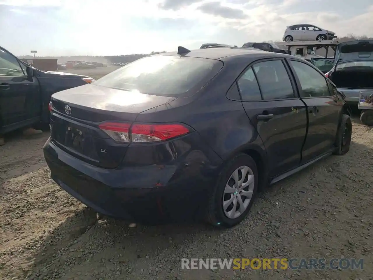 4 Photograph of a damaged car 5YFEPRAE7LP128715 TOYOTA COROLLA 2020