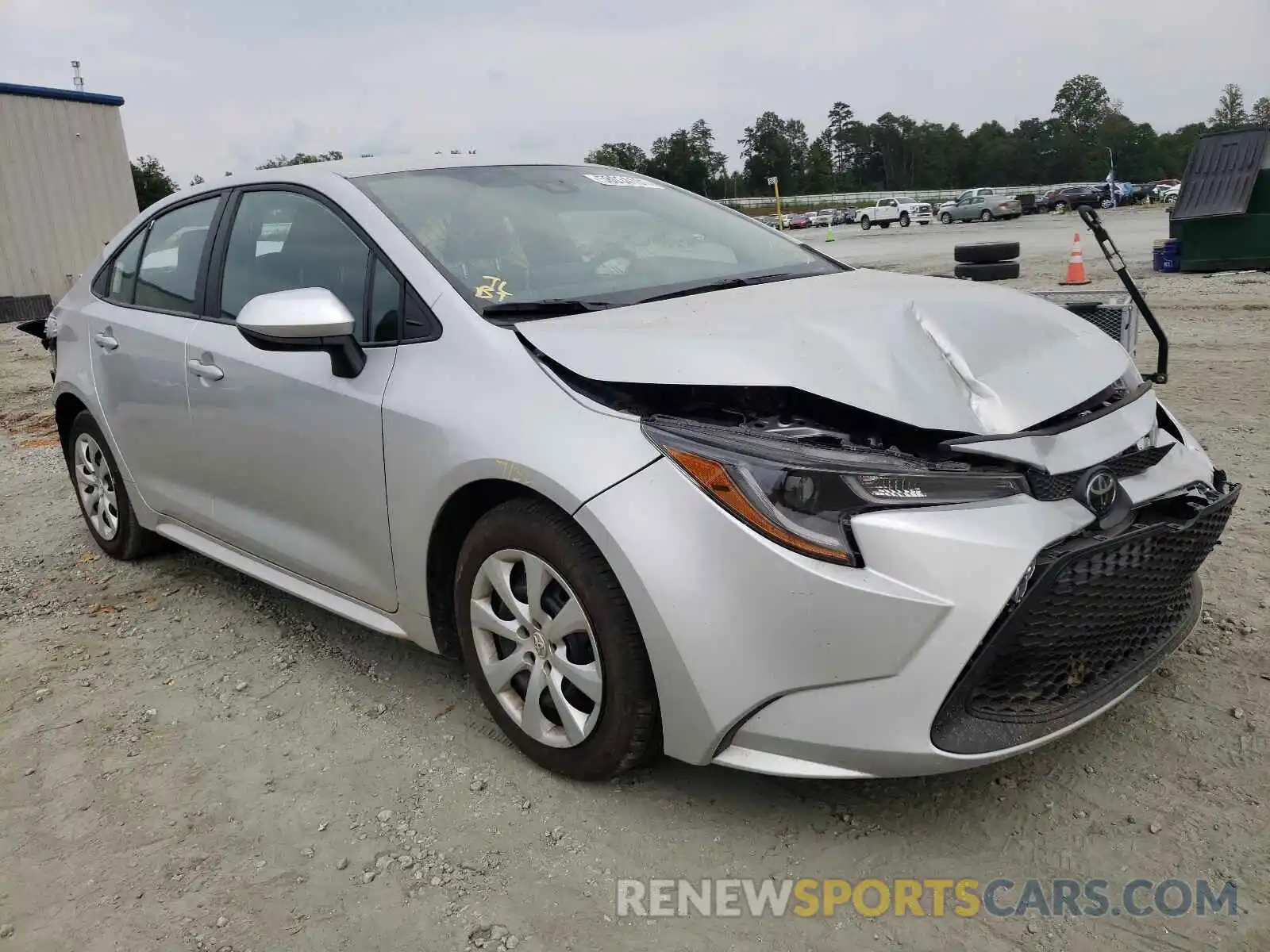 1 Photograph of a damaged car 5YFEPRAE7LP131825 TOYOTA COROLLA 2020