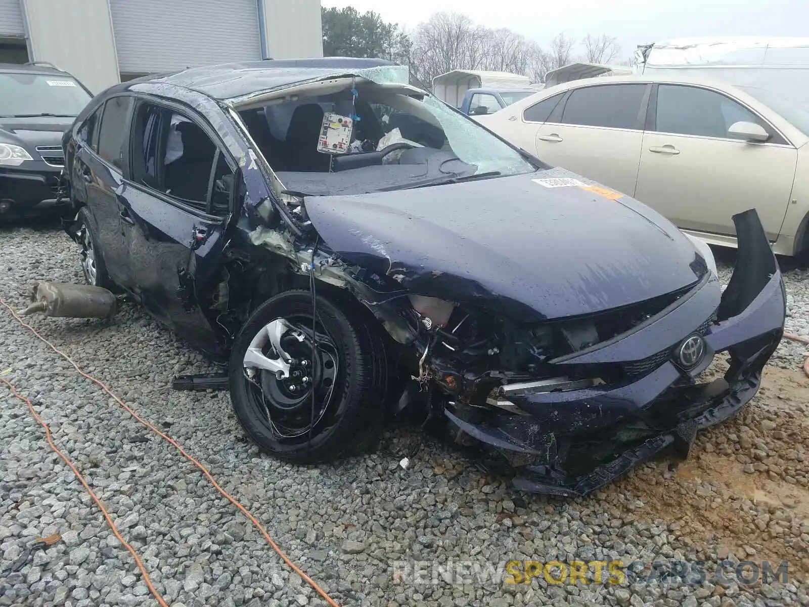 1 Photograph of a damaged car 5YFEPRAE7LP134109 TOYOTA COROLLA 2020