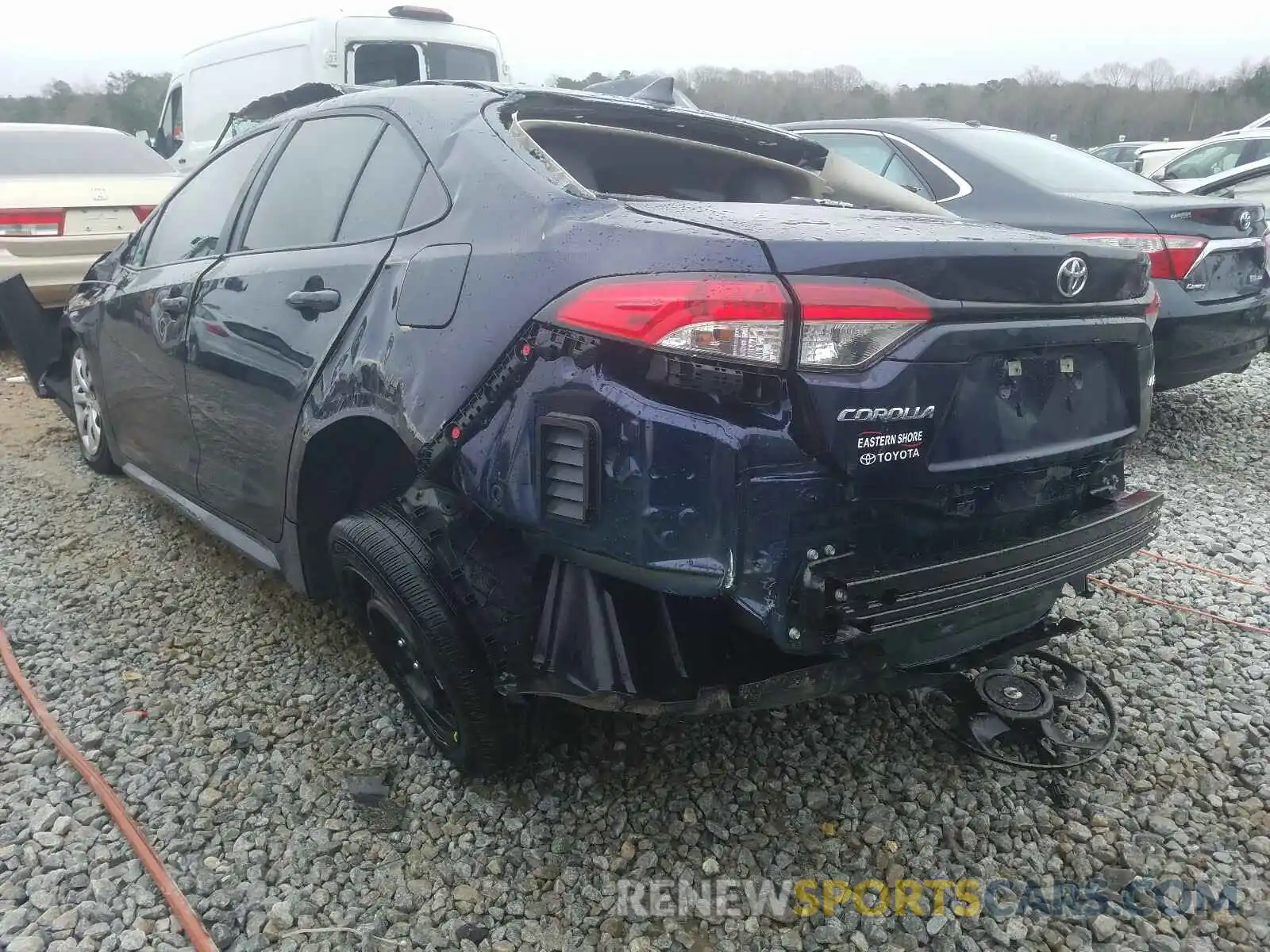 3 Photograph of a damaged car 5YFEPRAE7LP134109 TOYOTA COROLLA 2020