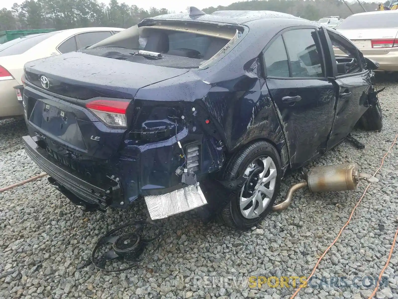 4 Photograph of a damaged car 5YFEPRAE7LP134109 TOYOTA COROLLA 2020