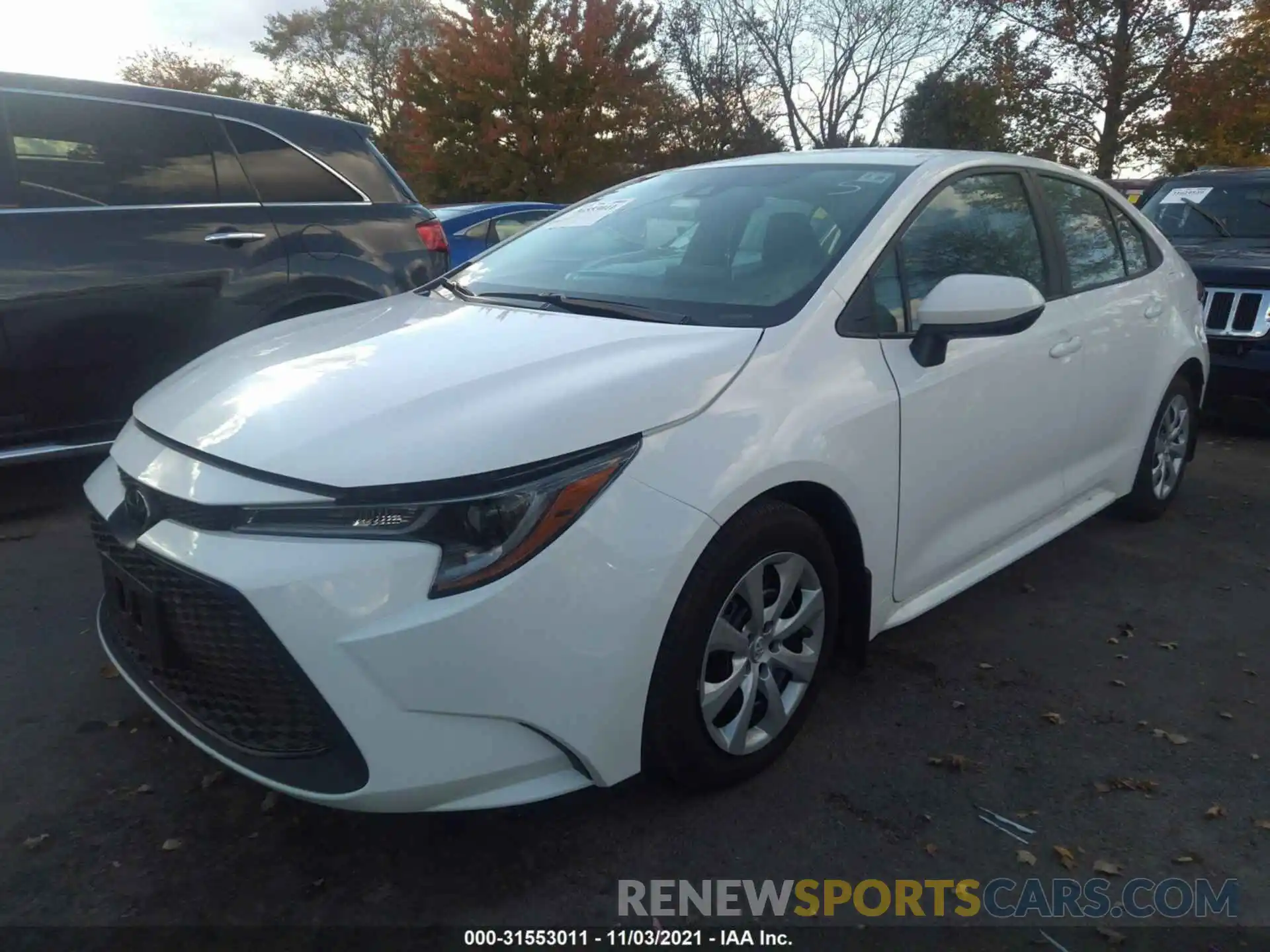 2 Photograph of a damaged car 5YFEPRAE7LP135700 TOYOTA COROLLA 2020