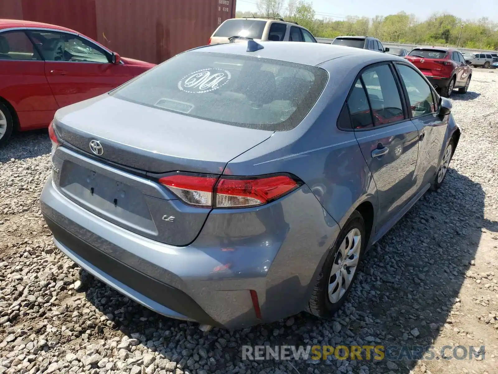 4 Photograph of a damaged car 5YFEPRAE7LP137043 TOYOTA COROLLA 2020