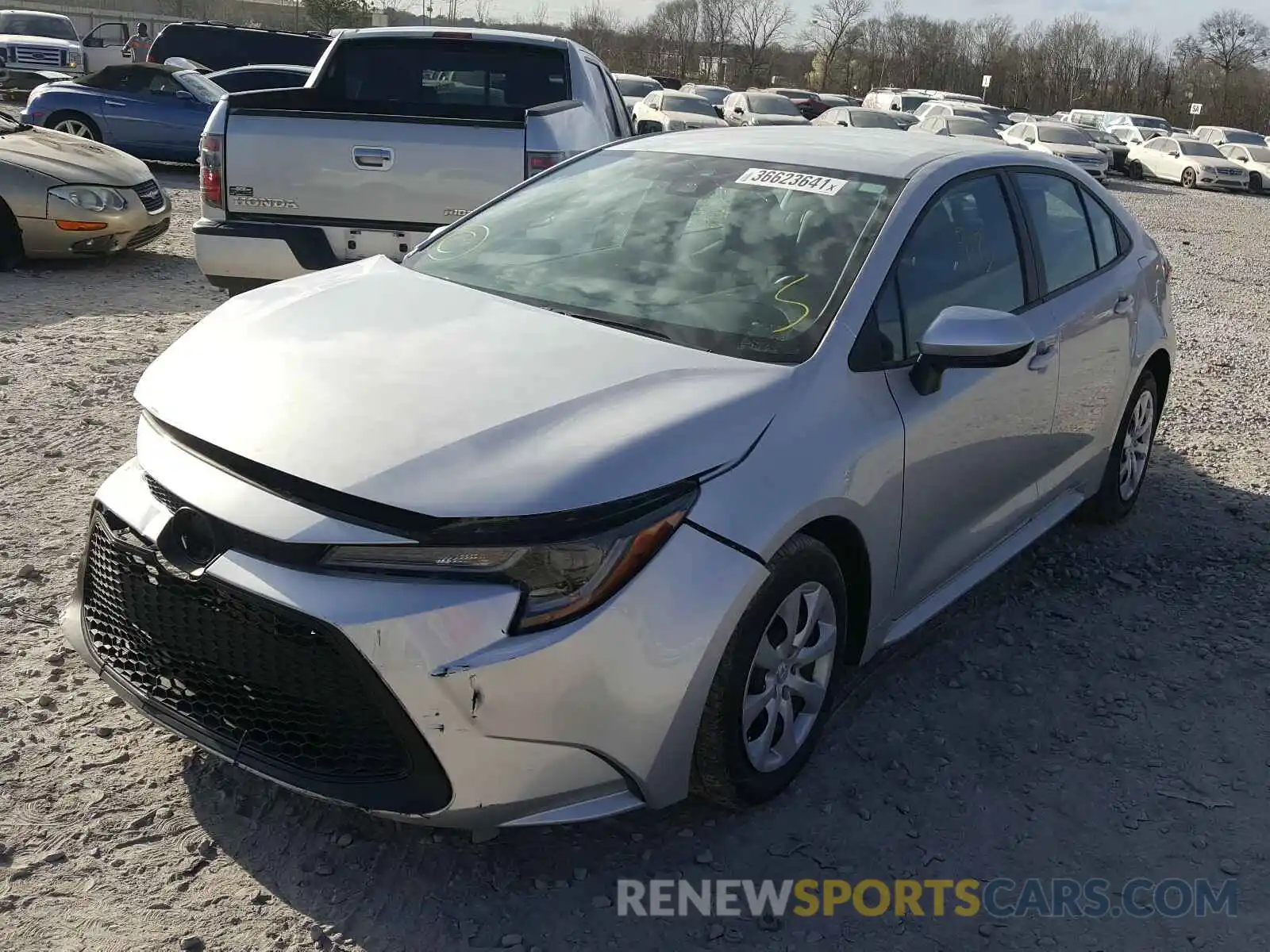 2 Photograph of a damaged car 5YFEPRAE7LP137477 TOYOTA COROLLA 2020