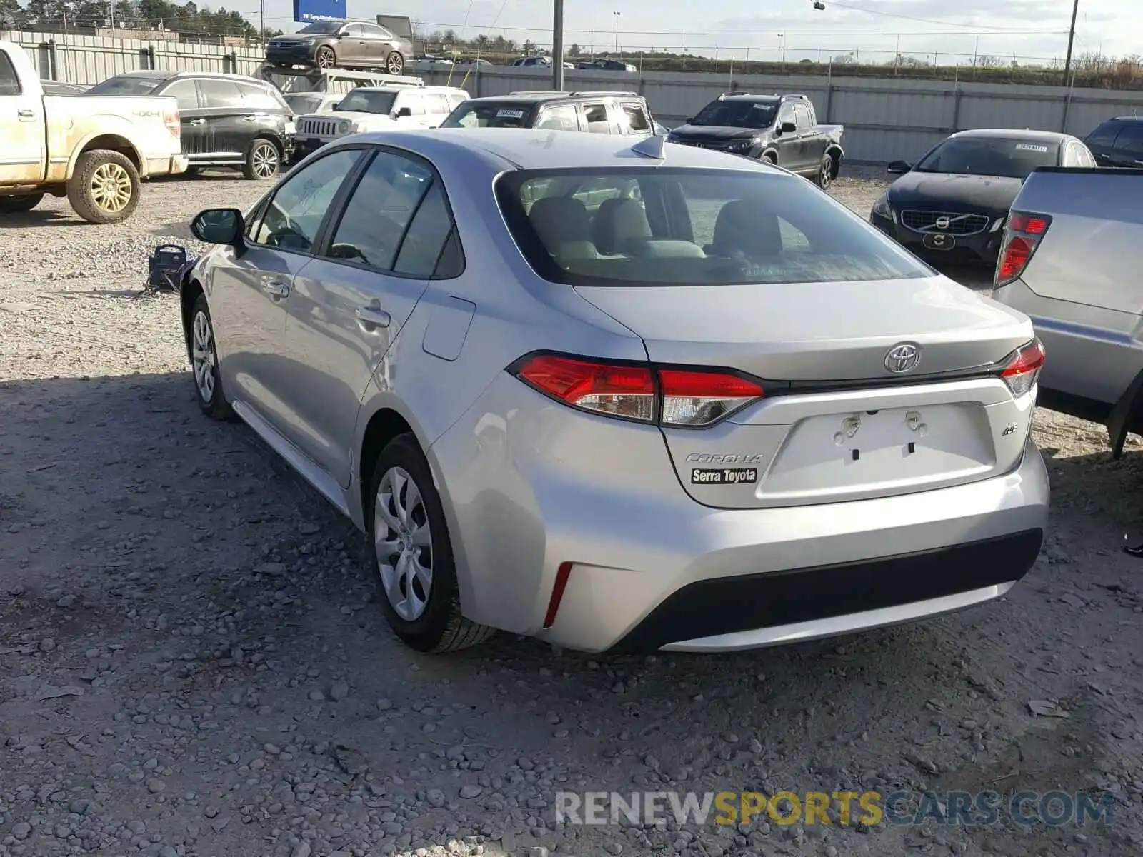 3 Photograph of a damaged car 5YFEPRAE7LP137477 TOYOTA COROLLA 2020