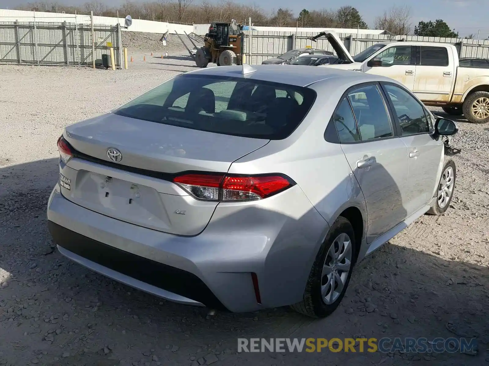 4 Photograph of a damaged car 5YFEPRAE7LP137477 TOYOTA COROLLA 2020