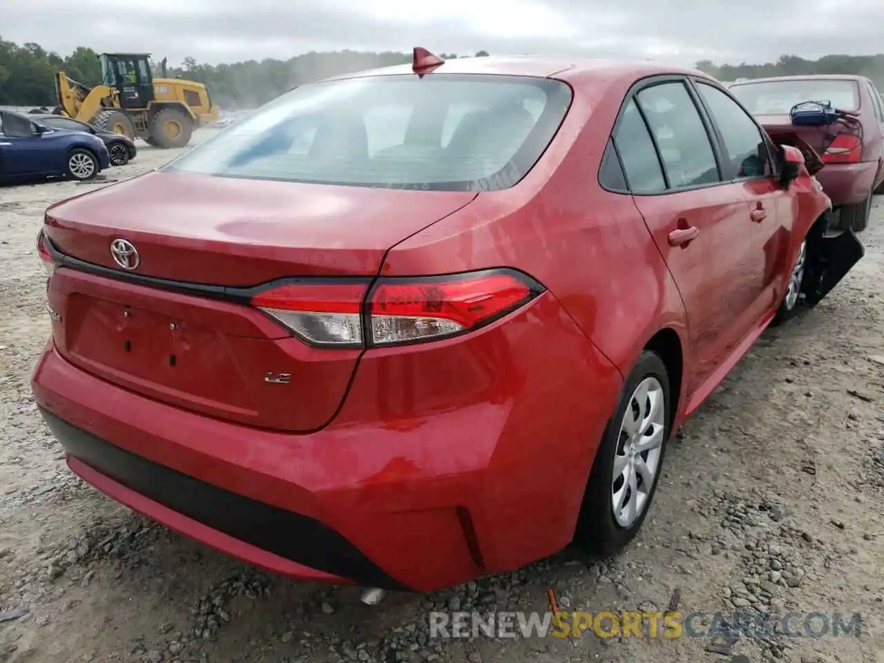 4 Photograph of a damaged car 5YFEPRAE7LP138743 TOYOTA COROLLA 2020