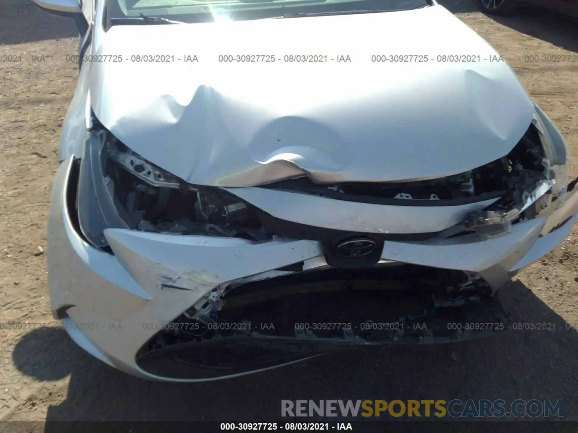 6 Photograph of a damaged car 5YFEPRAE7LP139696 TOYOTA COROLLA 2020