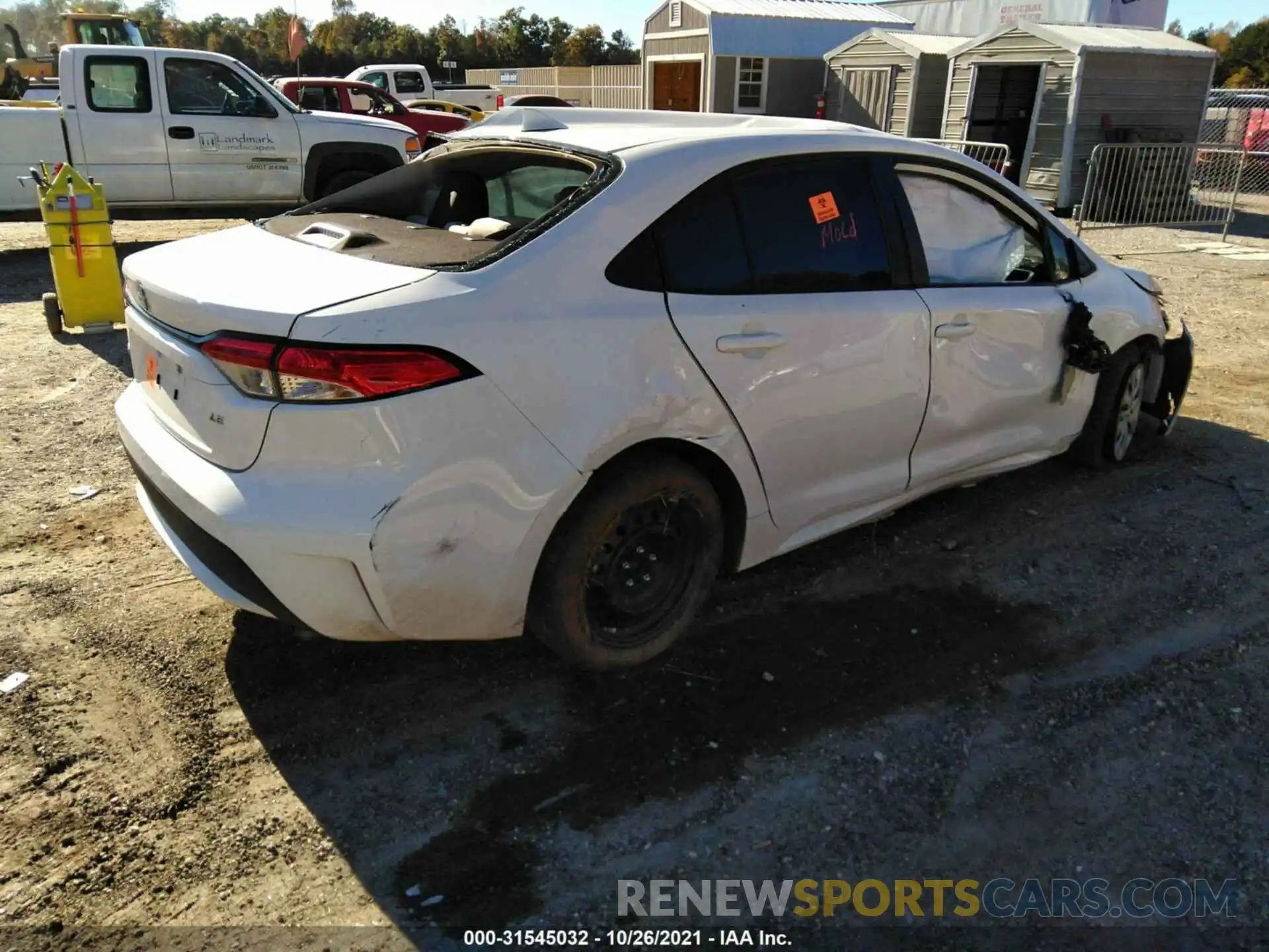 4 Photograph of a damaged car 5YFEPRAE7LP139911 TOYOTA COROLLA 2020