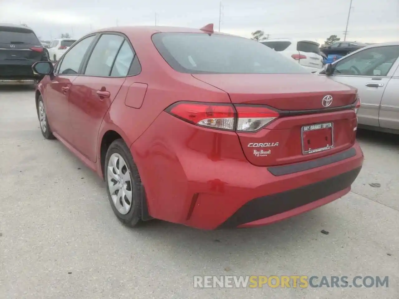 3 Photograph of a damaged car 5YFEPRAE7LP140234 TOYOTA COROLLA 2020