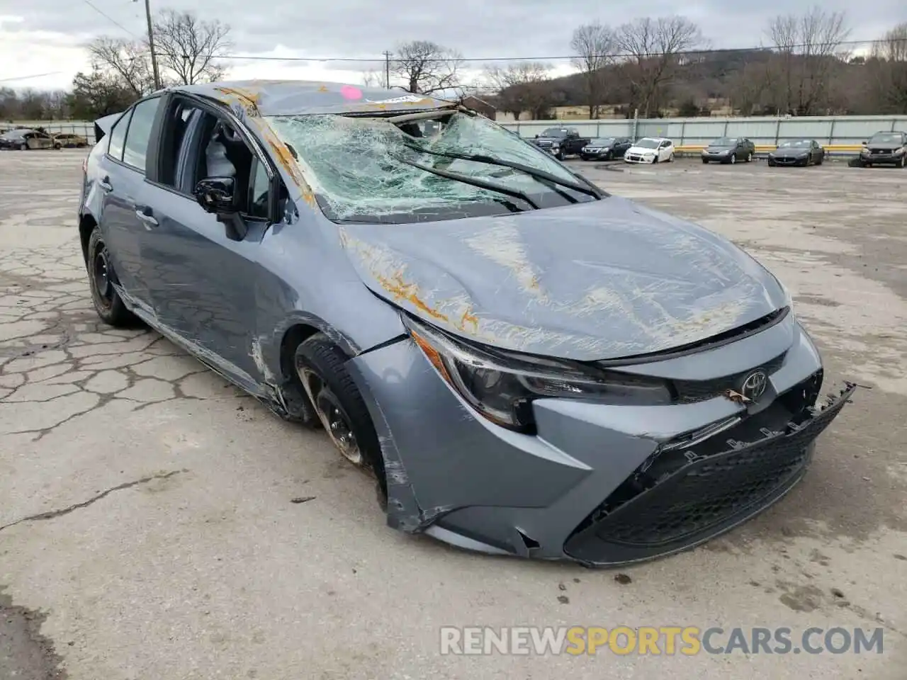 1 Photograph of a damaged car 5YFEPRAE7LP140511 TOYOTA COROLLA 2020