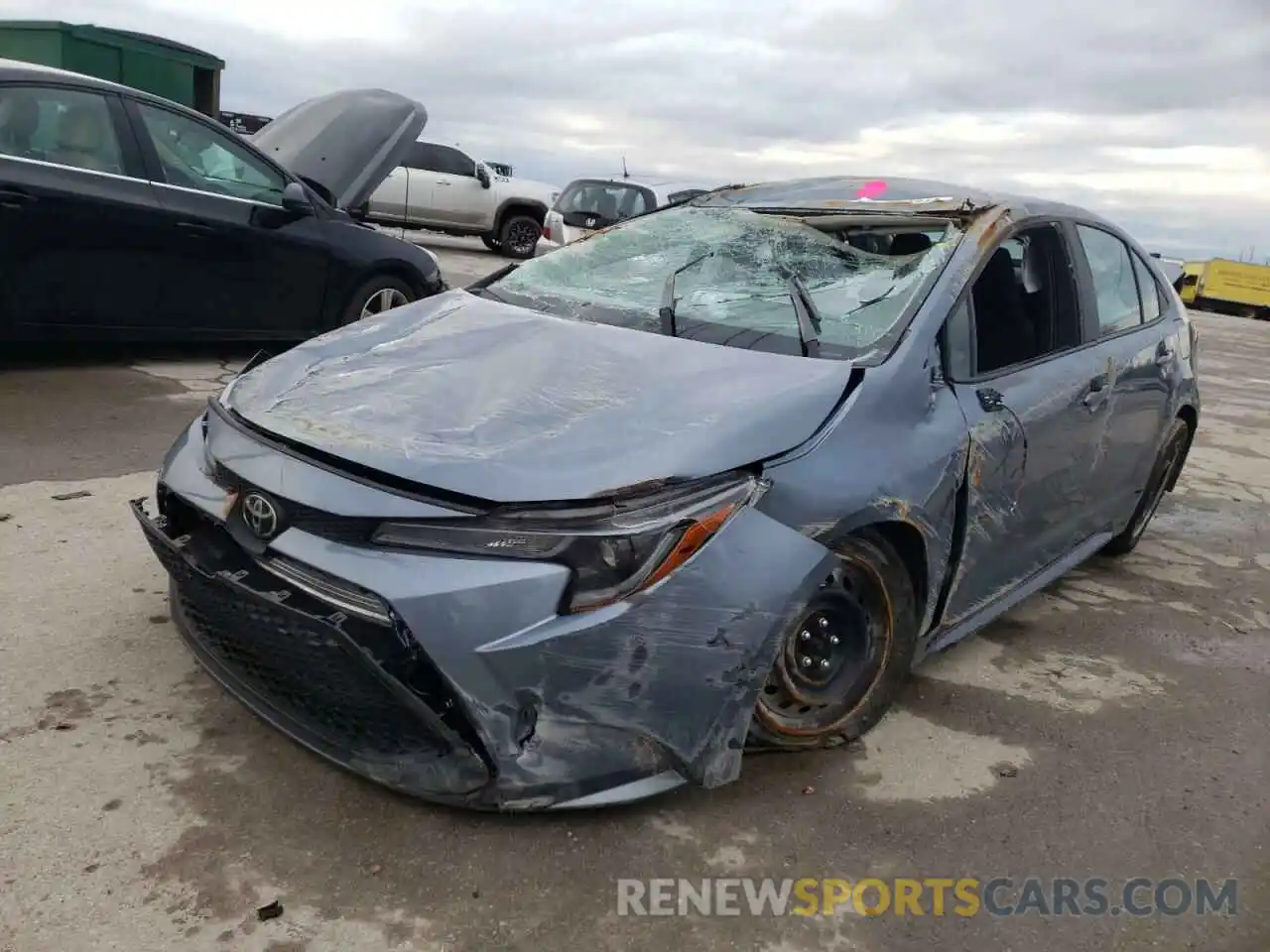 2 Photograph of a damaged car 5YFEPRAE7LP140511 TOYOTA COROLLA 2020