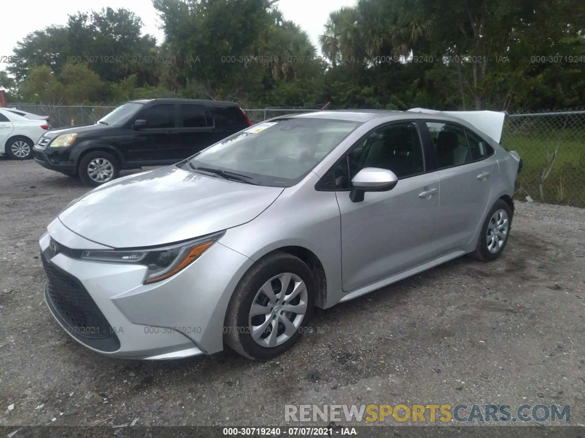 2 Photograph of a damaged car 5YFEPRAE7LP141030 TOYOTA COROLLA 2020