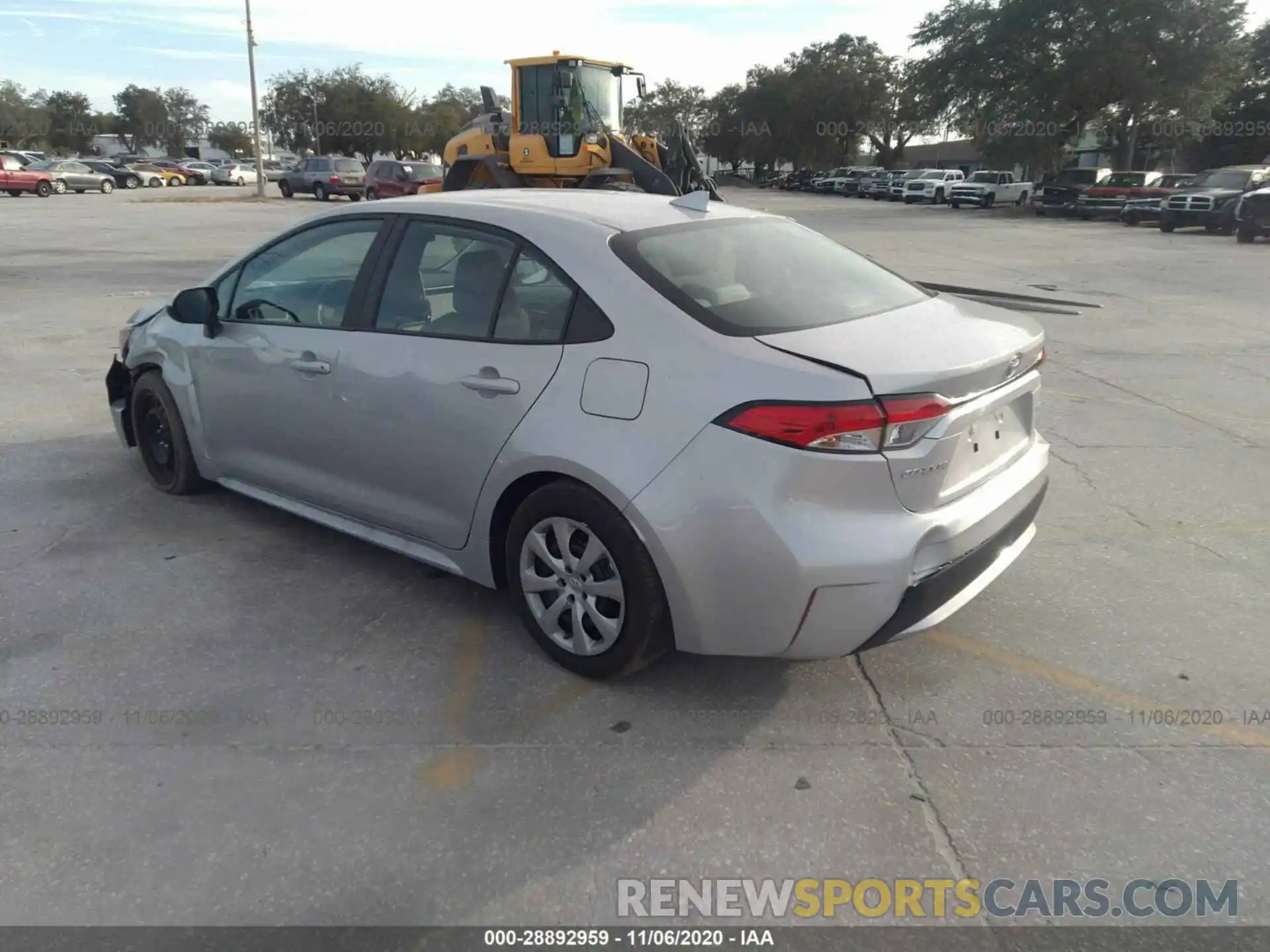 3 Photograph of a damaged car 5YFEPRAE7LP141111 TOYOTA COROLLA 2020