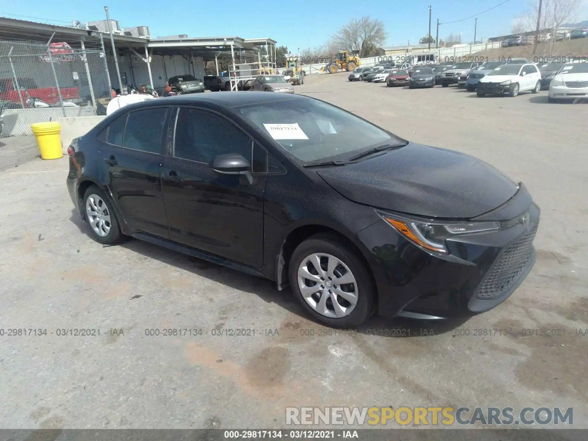 1 Photograph of a damaged car 5YFEPRAE7LP143487 TOYOTA COROLLA 2020