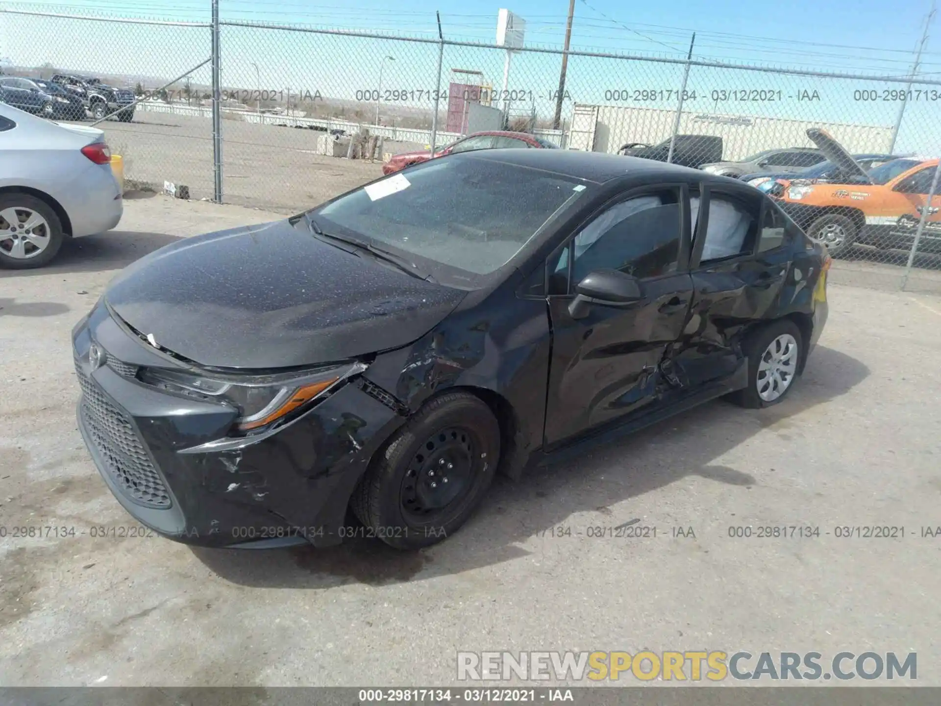 2 Photograph of a damaged car 5YFEPRAE7LP143487 TOYOTA COROLLA 2020