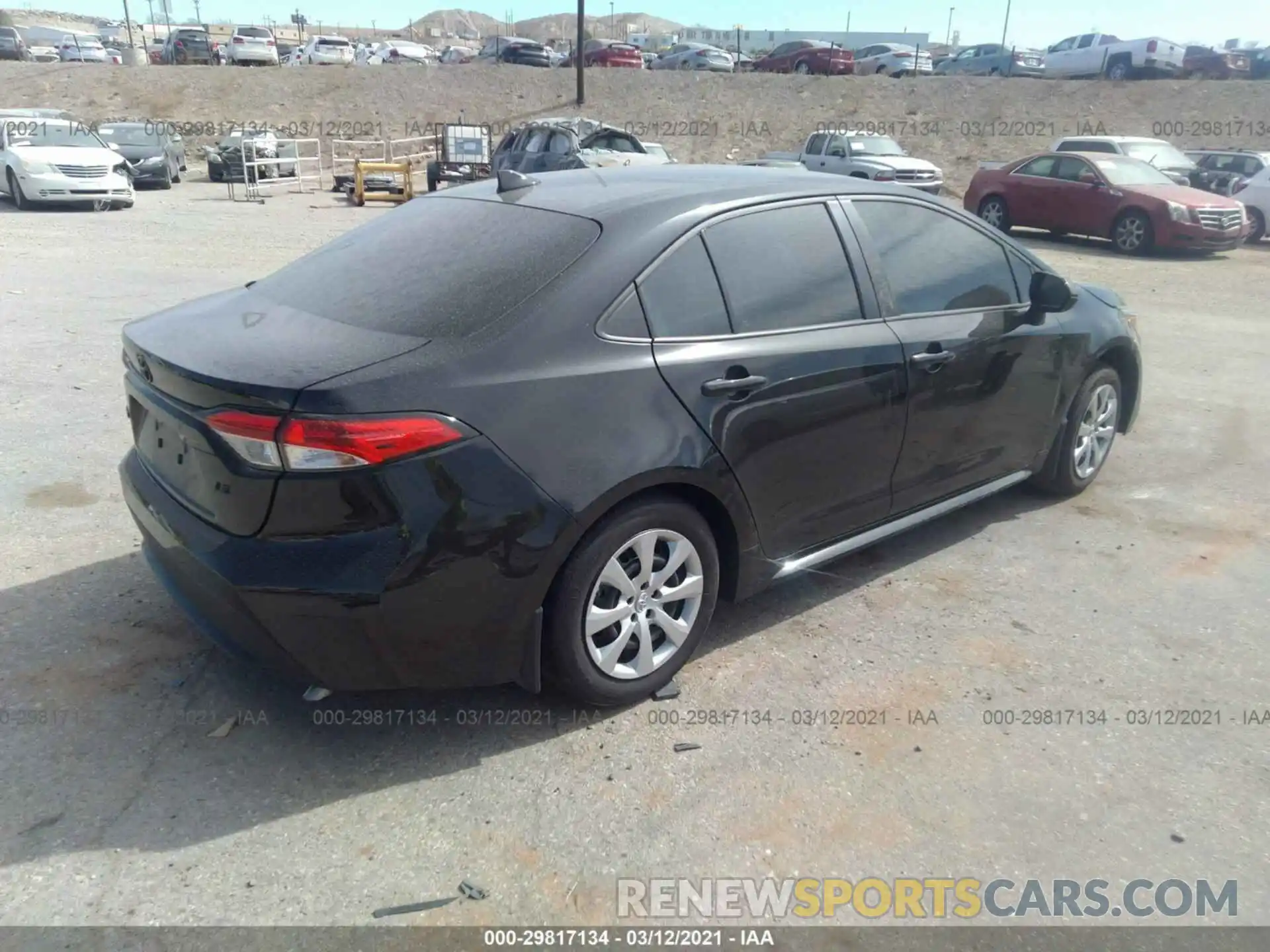 4 Photograph of a damaged car 5YFEPRAE7LP143487 TOYOTA COROLLA 2020