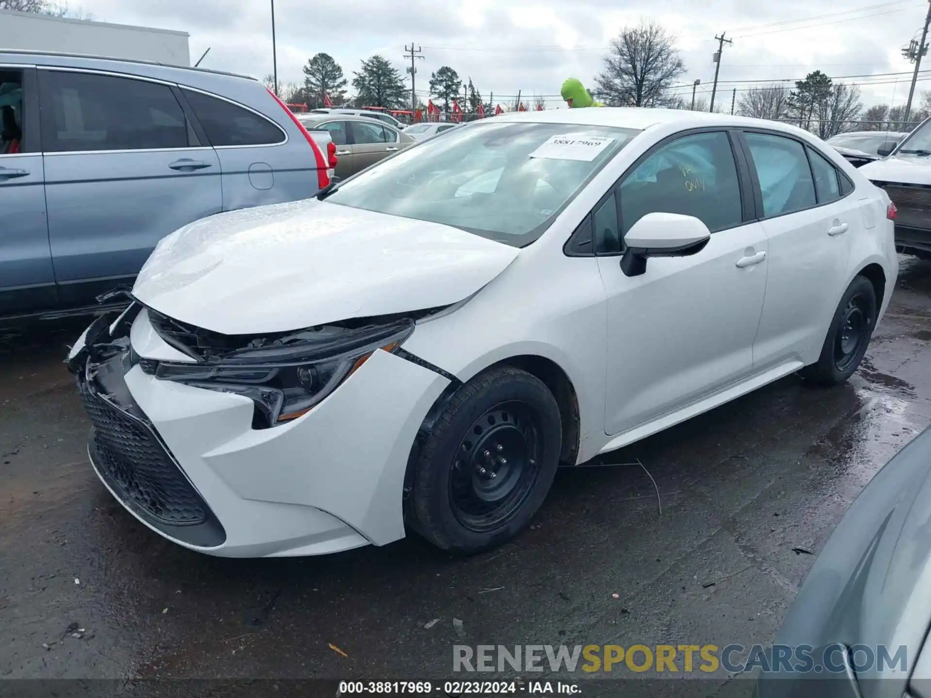 2 Photograph of a damaged car 5YFEPRAE7LP145773 TOYOTA COROLLA 2020