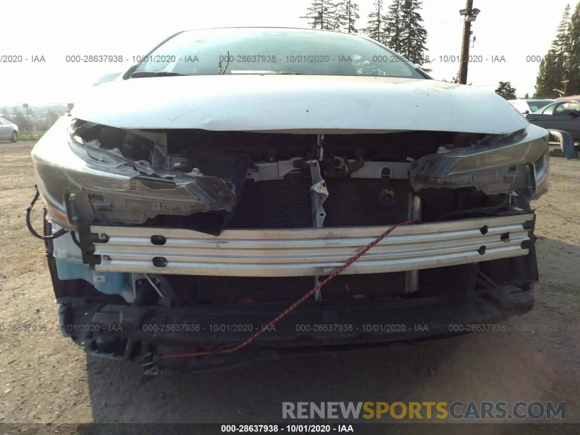 6 Photograph of a damaged car 5YFEPRAE8LP004937 TOYOTA COROLLA 2020