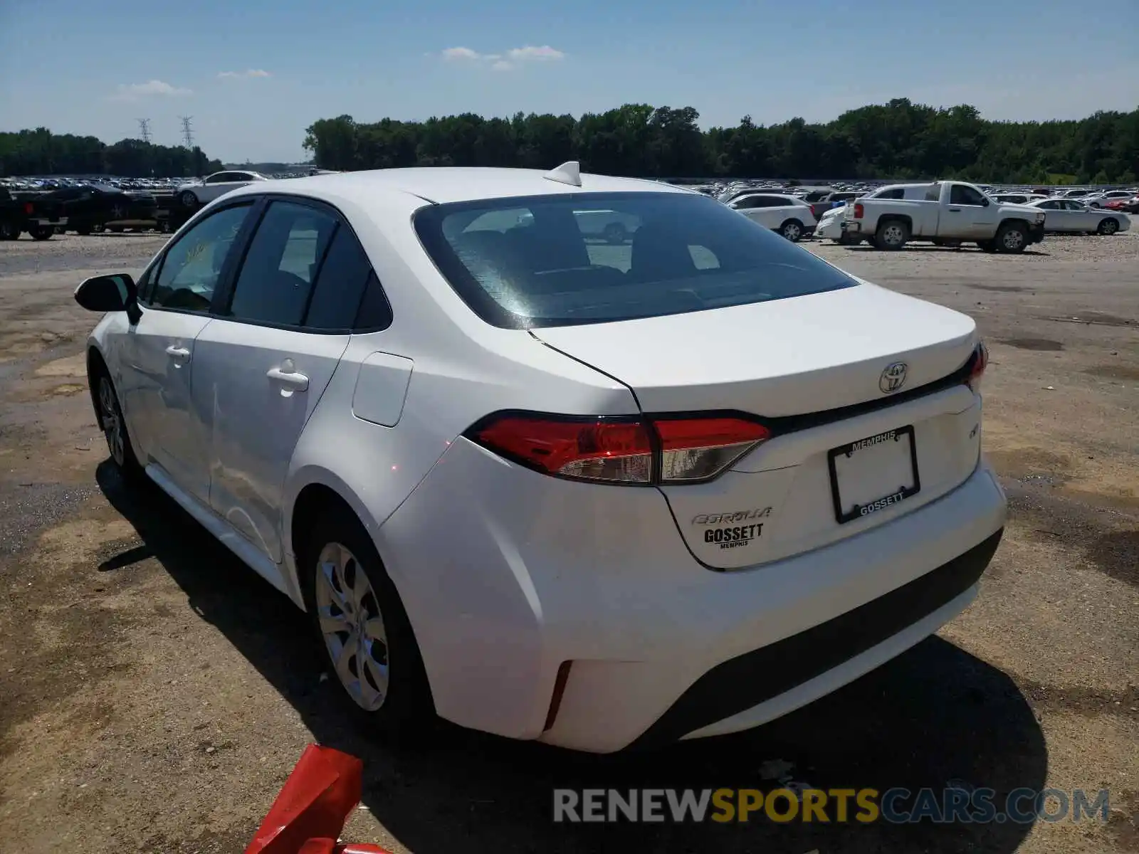 3 Photograph of a damaged car 5YFEPRAE8LP005456 TOYOTA COROLLA 2020