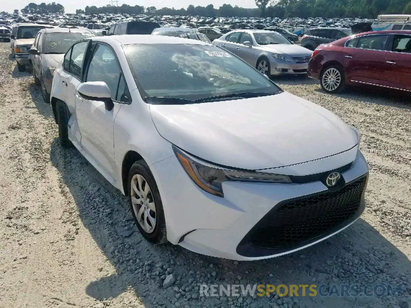 1 Photograph of a damaged car 5YFEPRAE8LP006168 TOYOTA COROLLA 2020