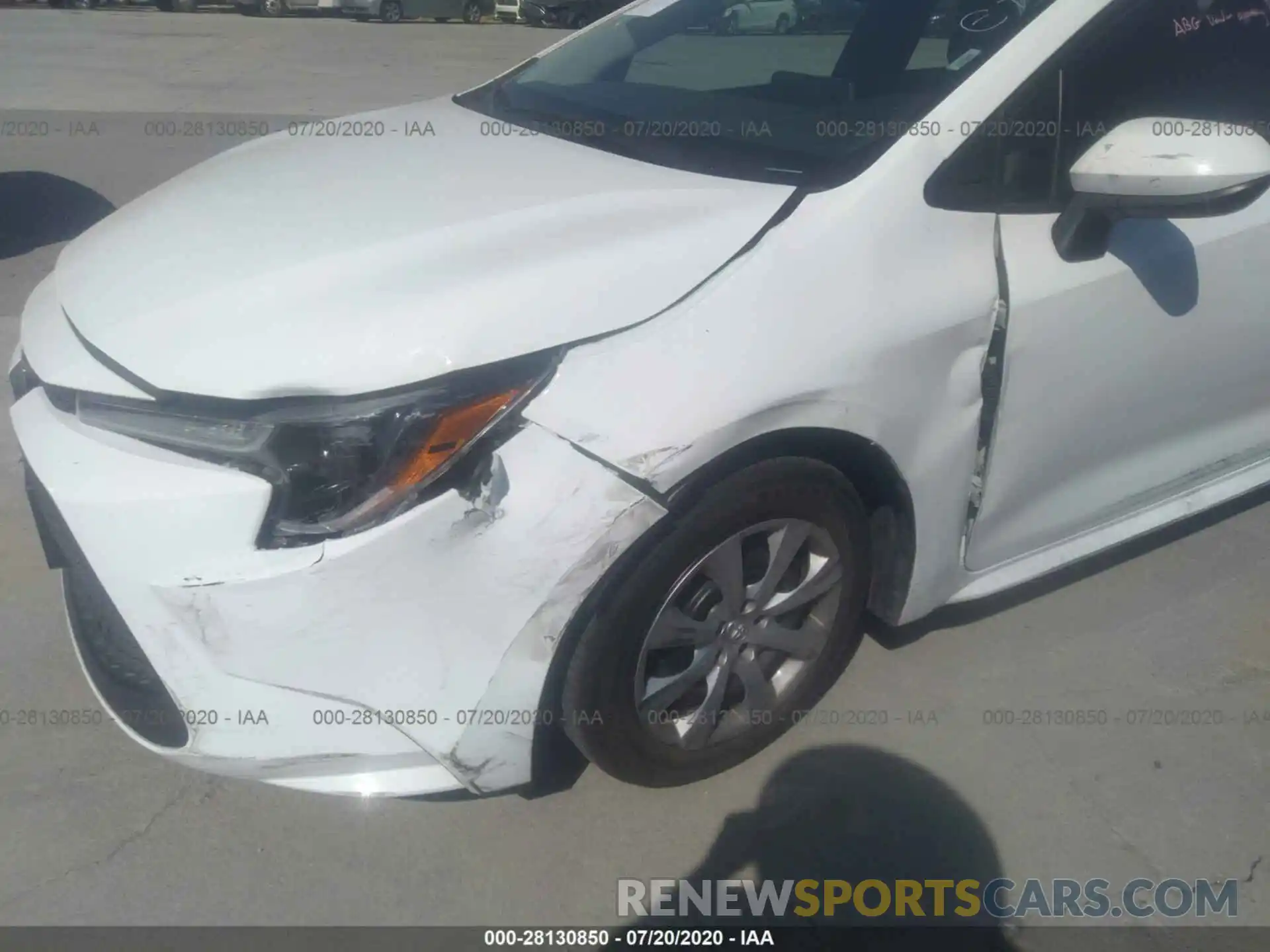 6 Photograph of a damaged car 5YFEPRAE8LP008468 TOYOTA COROLLA 2020