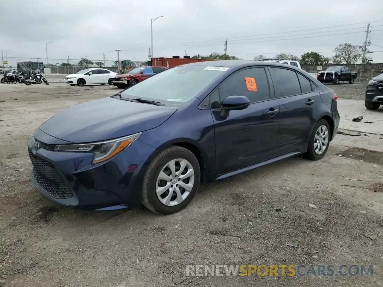 1 Photograph of a damaged car 5YFEPRAE8LP010723 TOYOTA COROLLA 2020