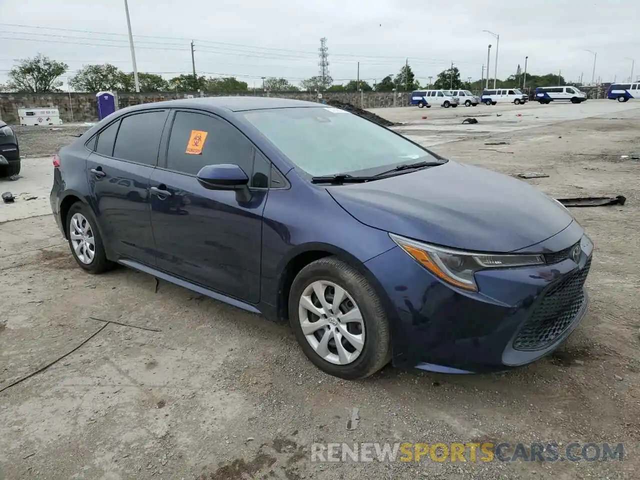 4 Photograph of a damaged car 5YFEPRAE8LP010723 TOYOTA COROLLA 2020