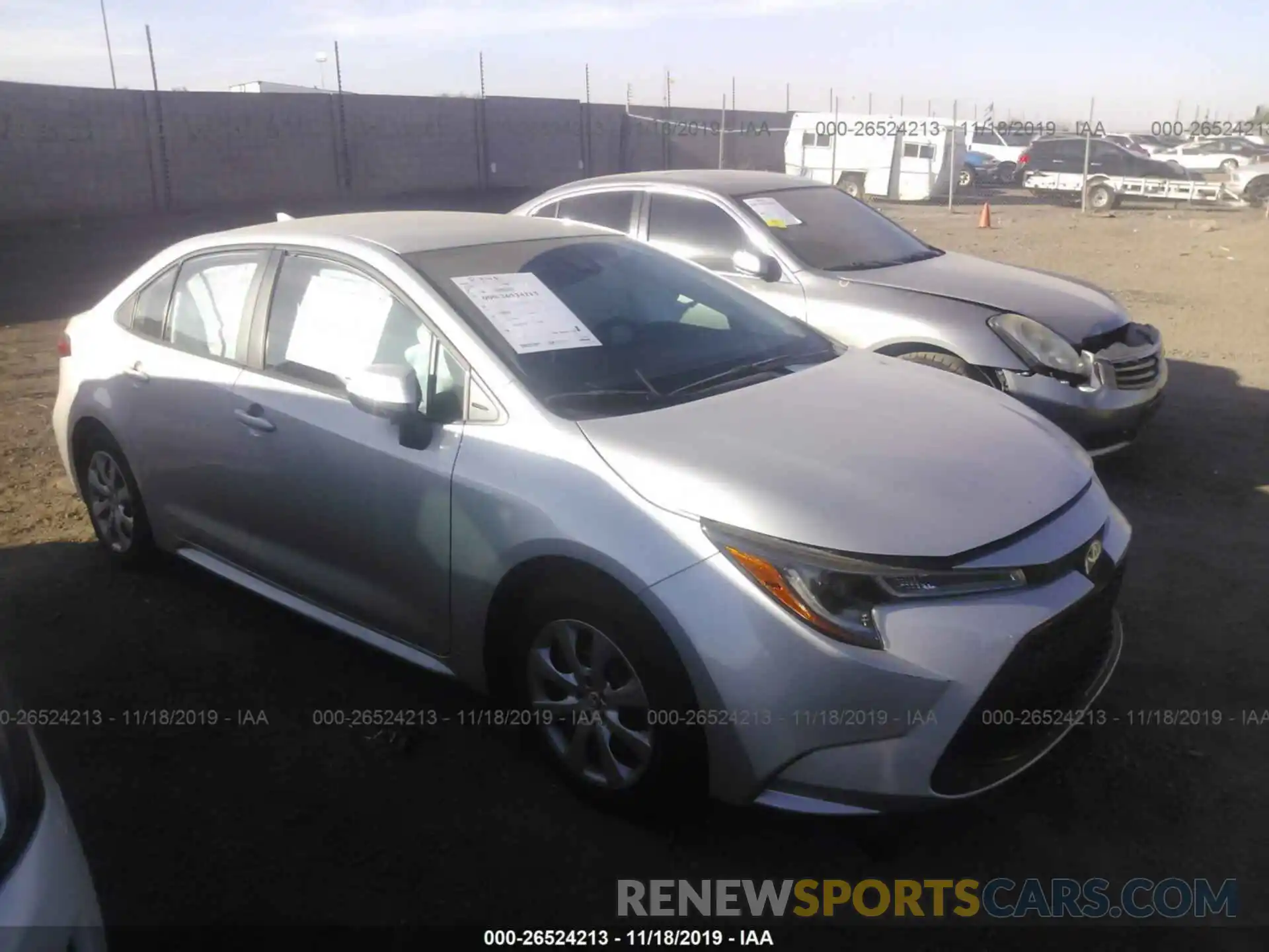 1 Photograph of a damaged car 5YFEPRAE8LP012908 TOYOTA COROLLA 2020