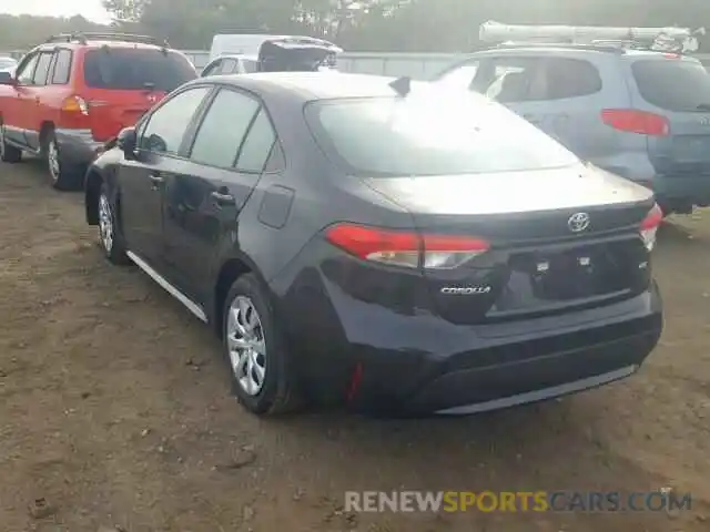 3 Photograph of a damaged car 5YFEPRAE8LP013461 TOYOTA COROLLA 2020