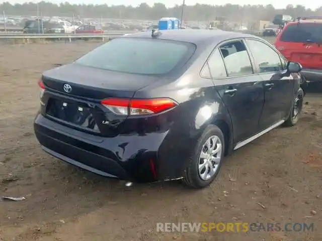 4 Photograph of a damaged car 5YFEPRAE8LP013461 TOYOTA COROLLA 2020