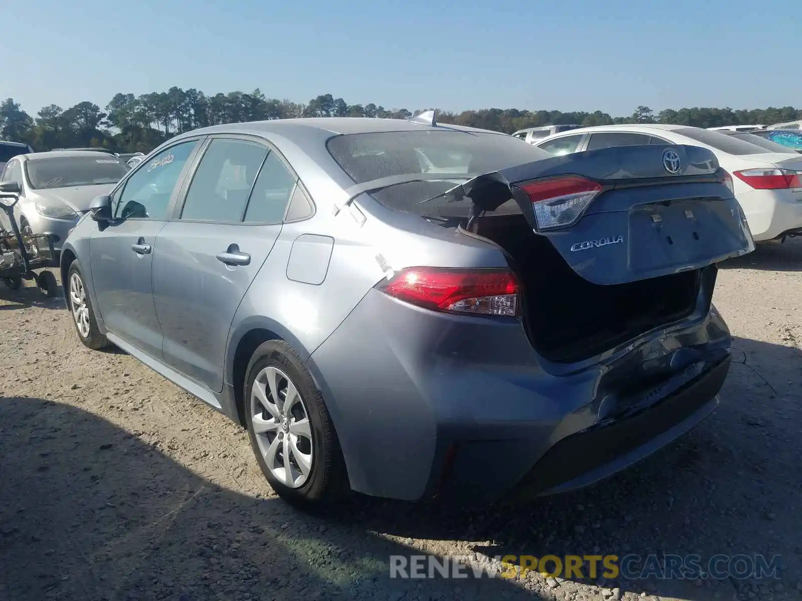 3 Photograph of a damaged car 5YFEPRAE8LP017980 TOYOTA COROLLA 2020