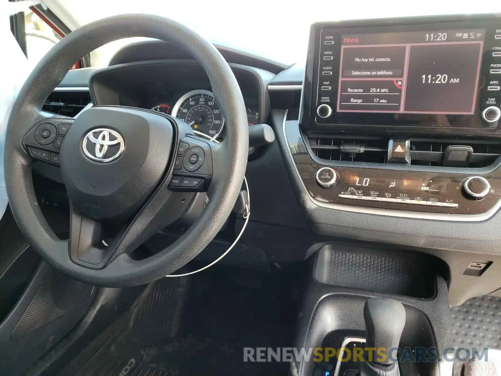 9 Photograph of a damaged car 5YFEPRAE8LP018501 TOYOTA COROLLA 2020