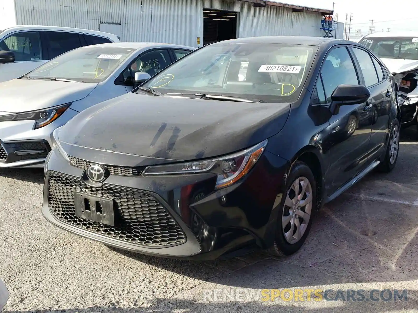 2 Photograph of a damaged car 5YFEPRAE8LP019311 TOYOTA COROLLA 2020